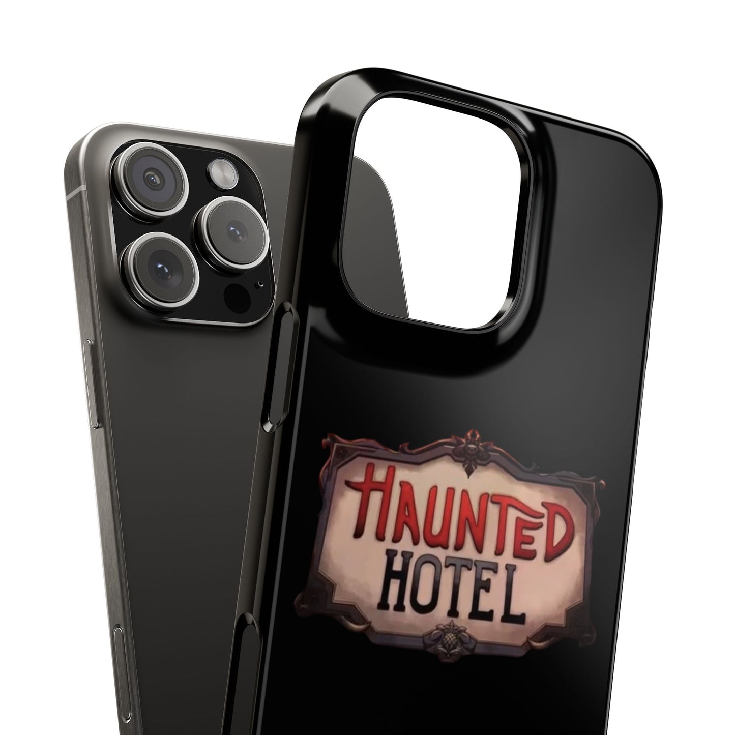 Haunted Hotel iPhone Logo Case Black