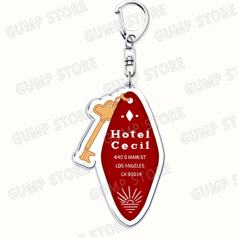 Haunted Hotel Hotel Cecil Keys Keychain