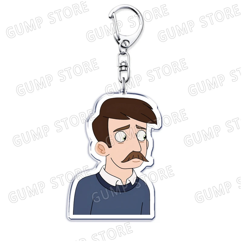 Haunted Hotel Nathan Portrait Keychain