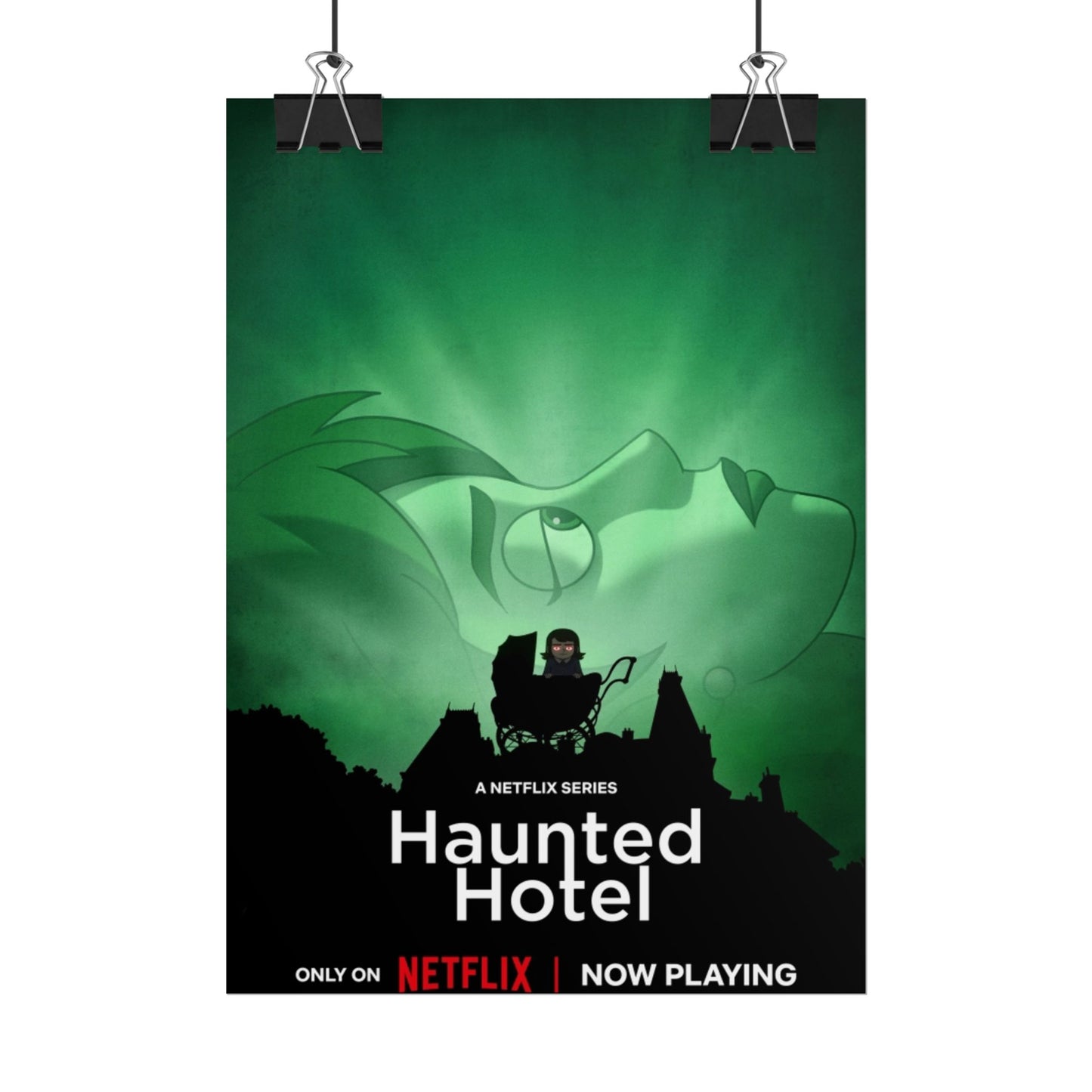 Haunted Hotel Creepy Poster