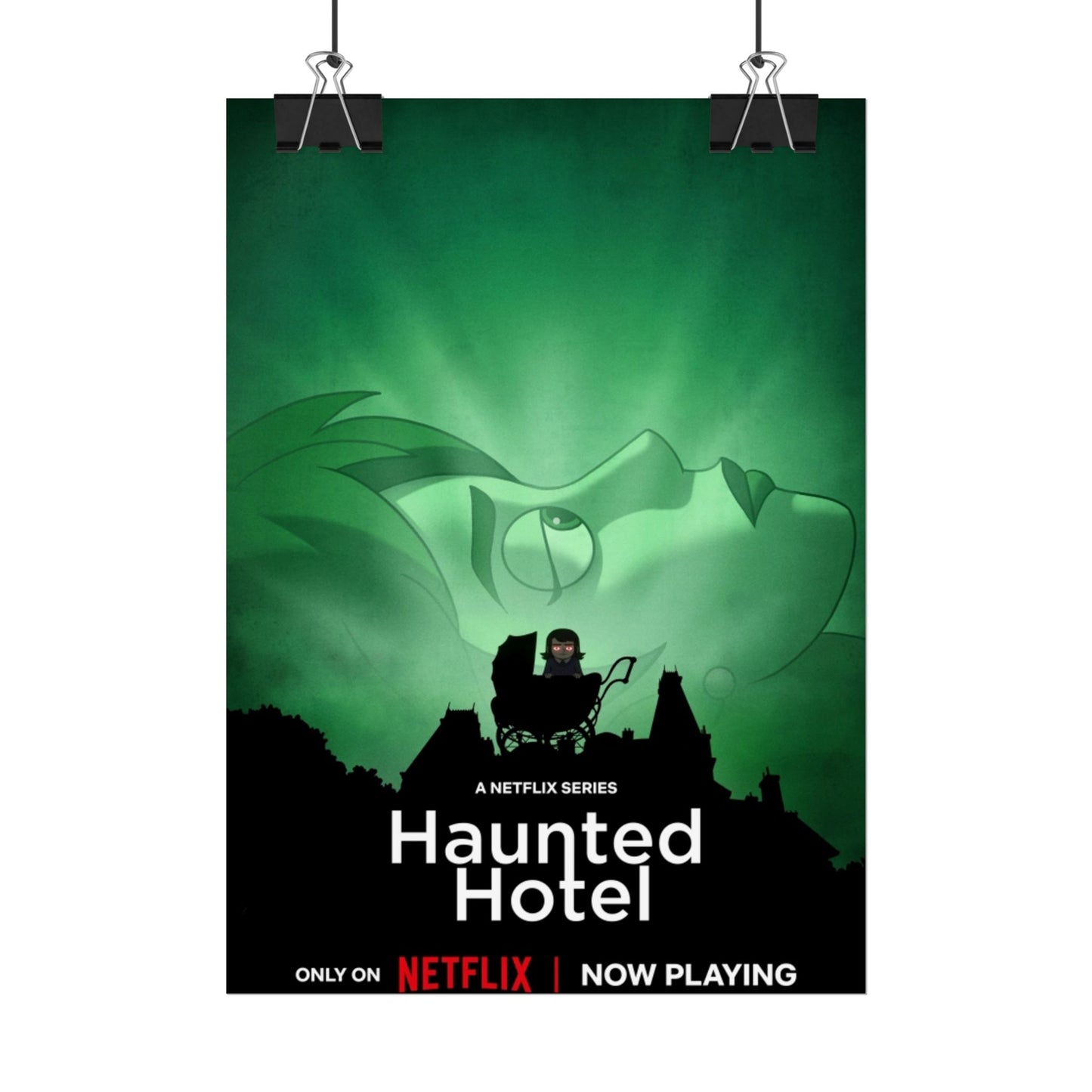 Haunted Hotel Creepy Poster