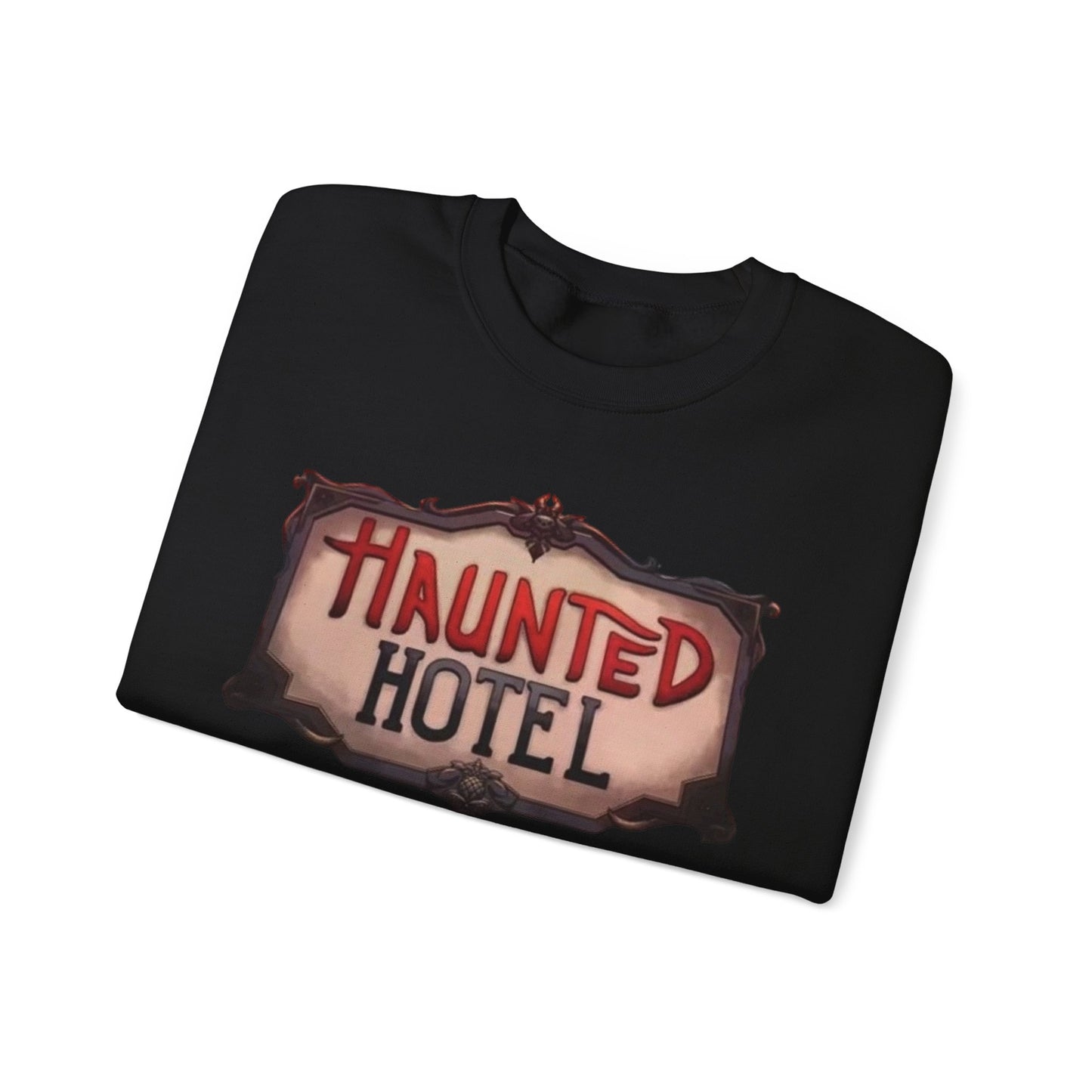 Haunted Hotel Logo Sweatshirt Black