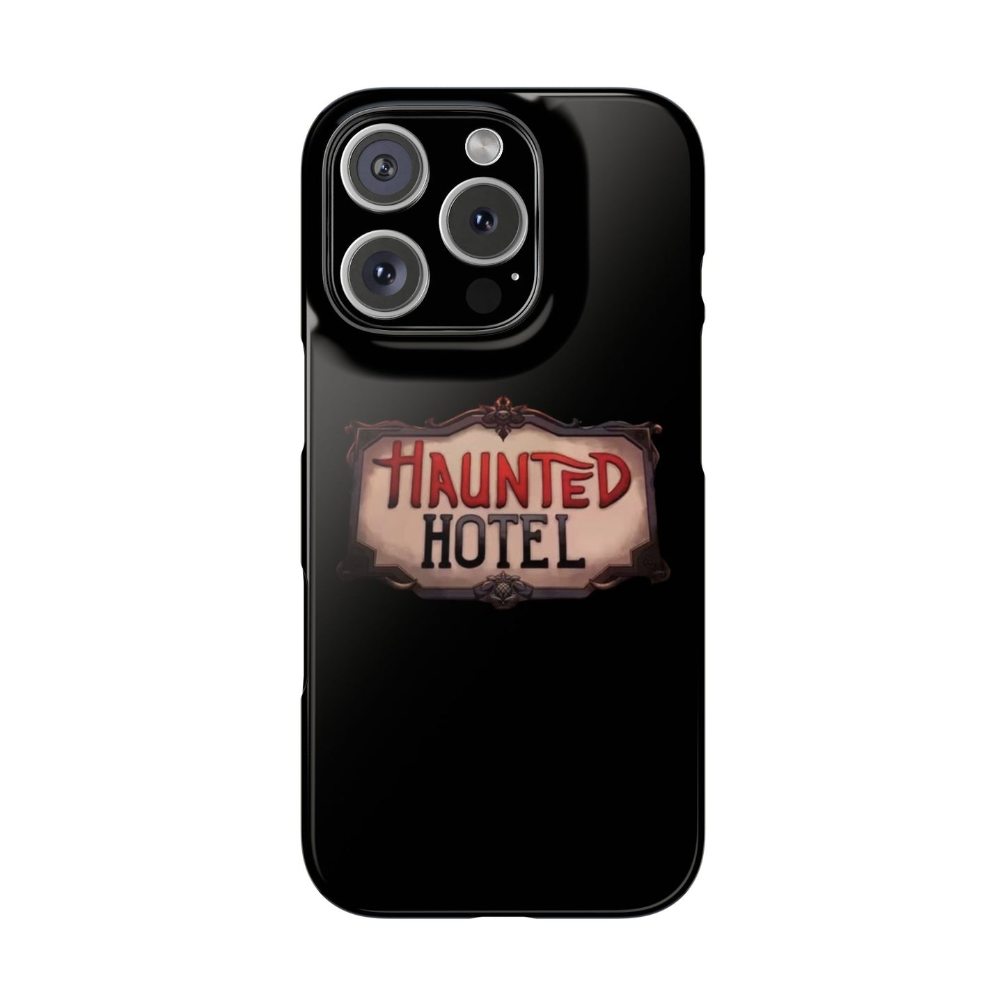 Haunted Hotel iPhone Logo Case Black