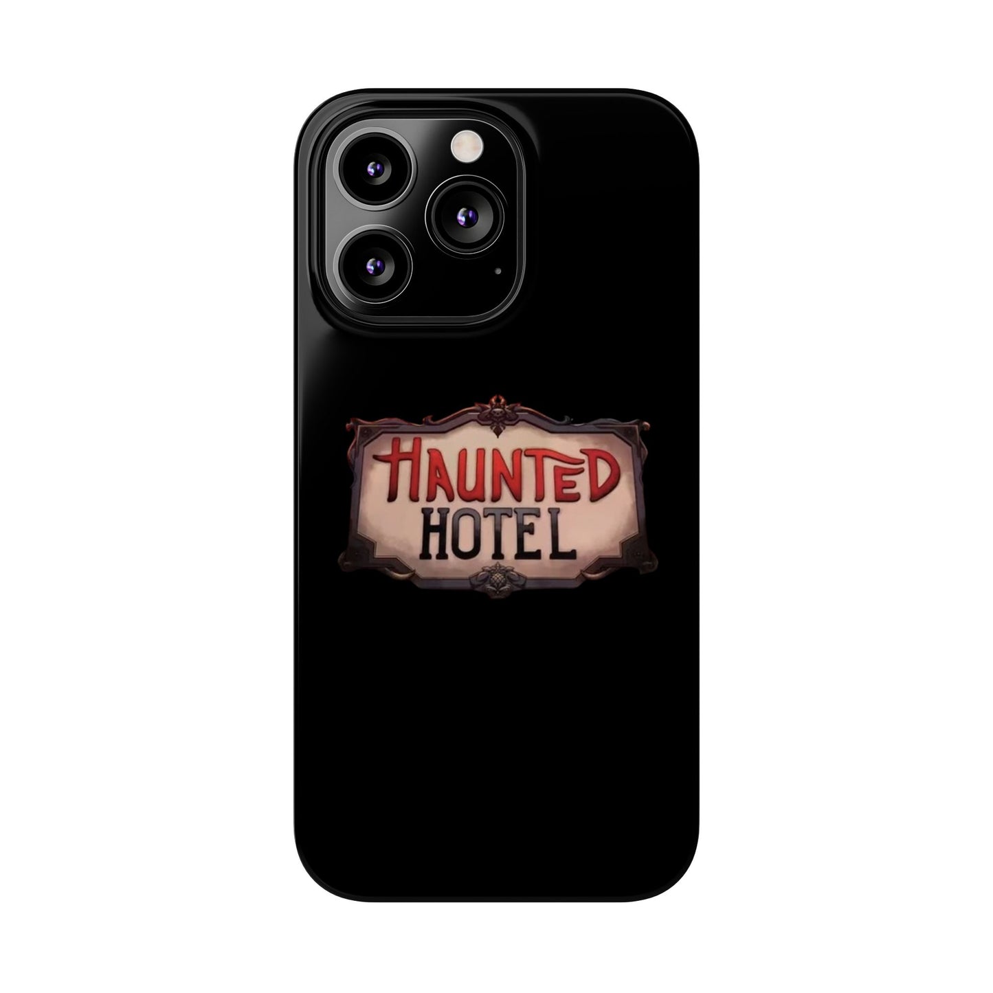 Haunted Hotel iPhone Logo Case Black