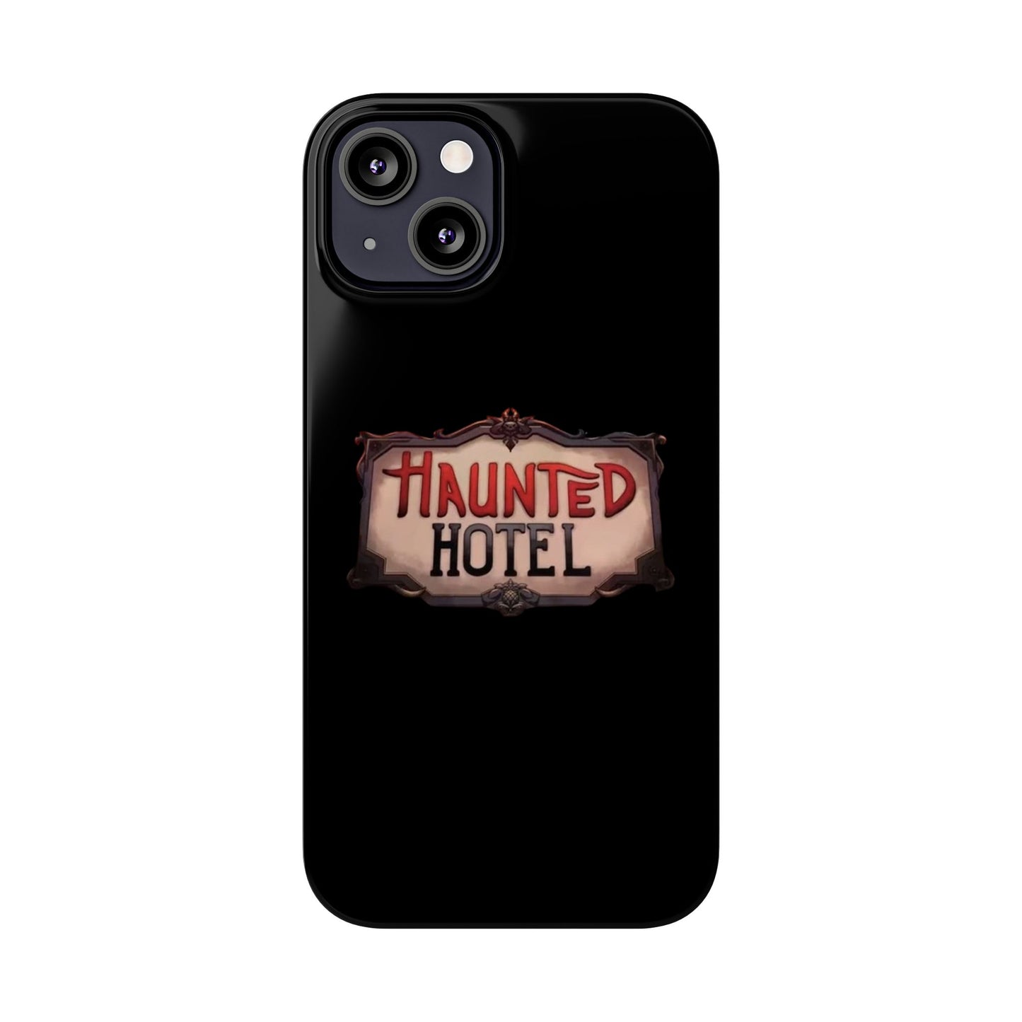 Haunted Hotel iPhone Logo Case Black