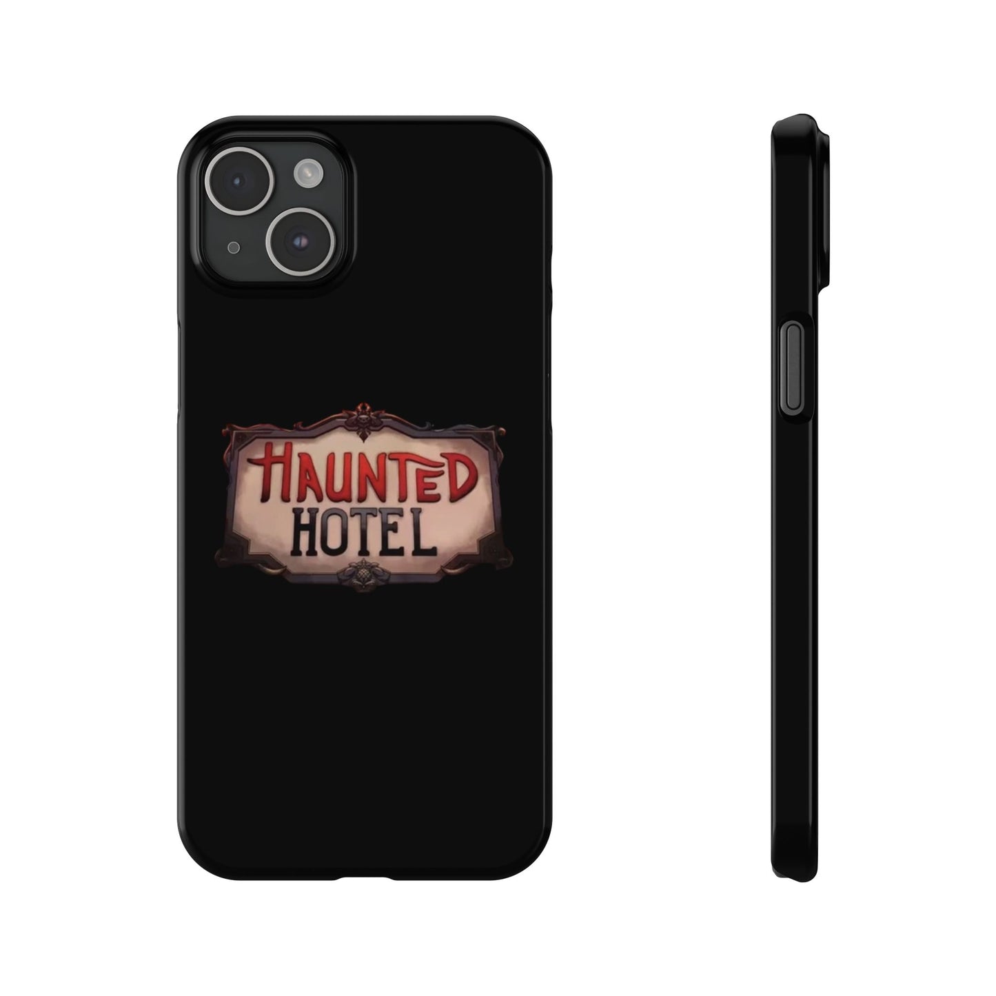 Haunted Hotel iPhone Logo Case Black