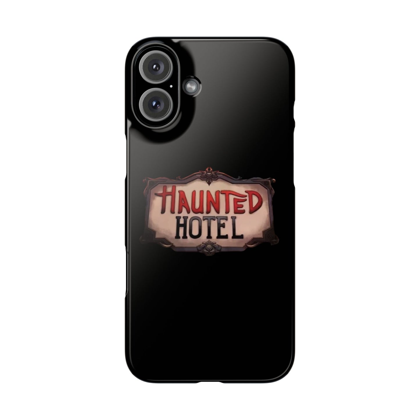Haunted Hotel iPhone Logo Case Black