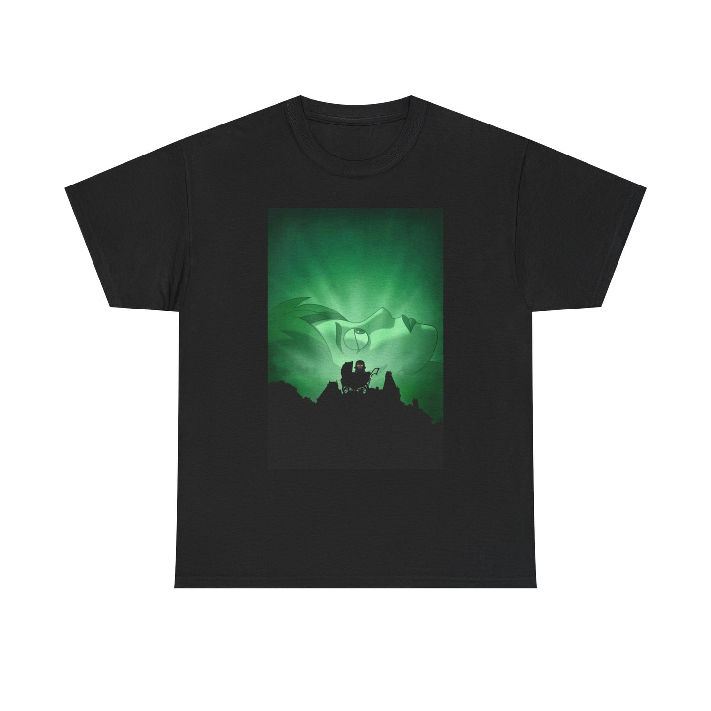 Haunted Hotel Creepy T-Shirt Black