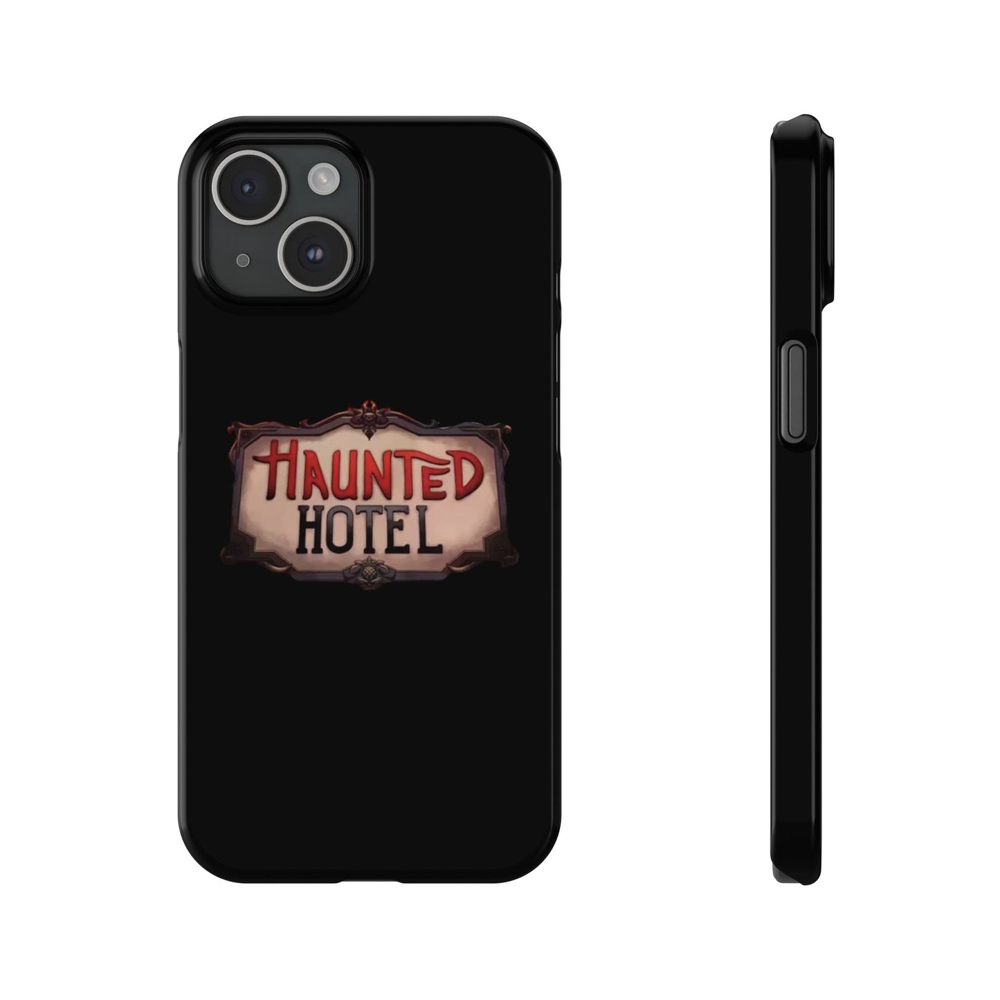 Haunted Hotel iPhone Logo Case Black