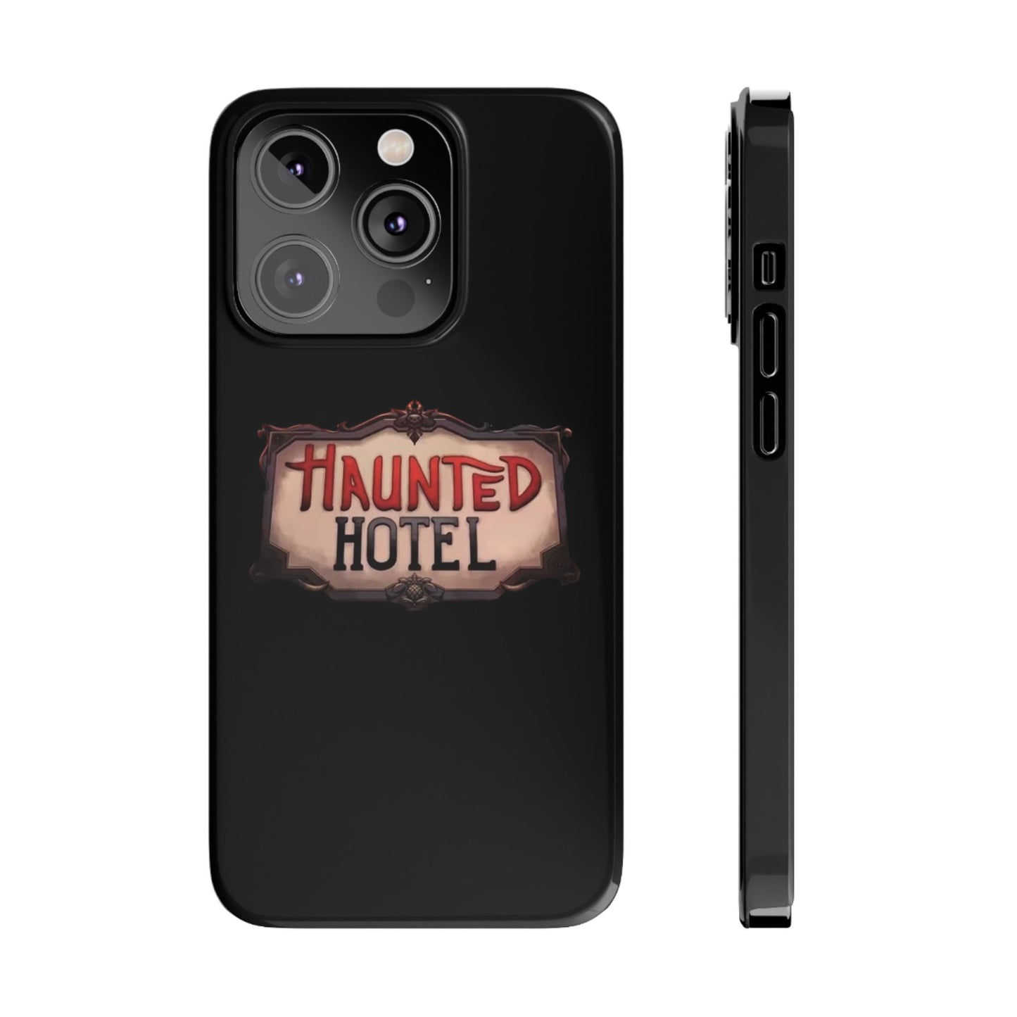 Haunted Hotel iPhone Logo Case Black