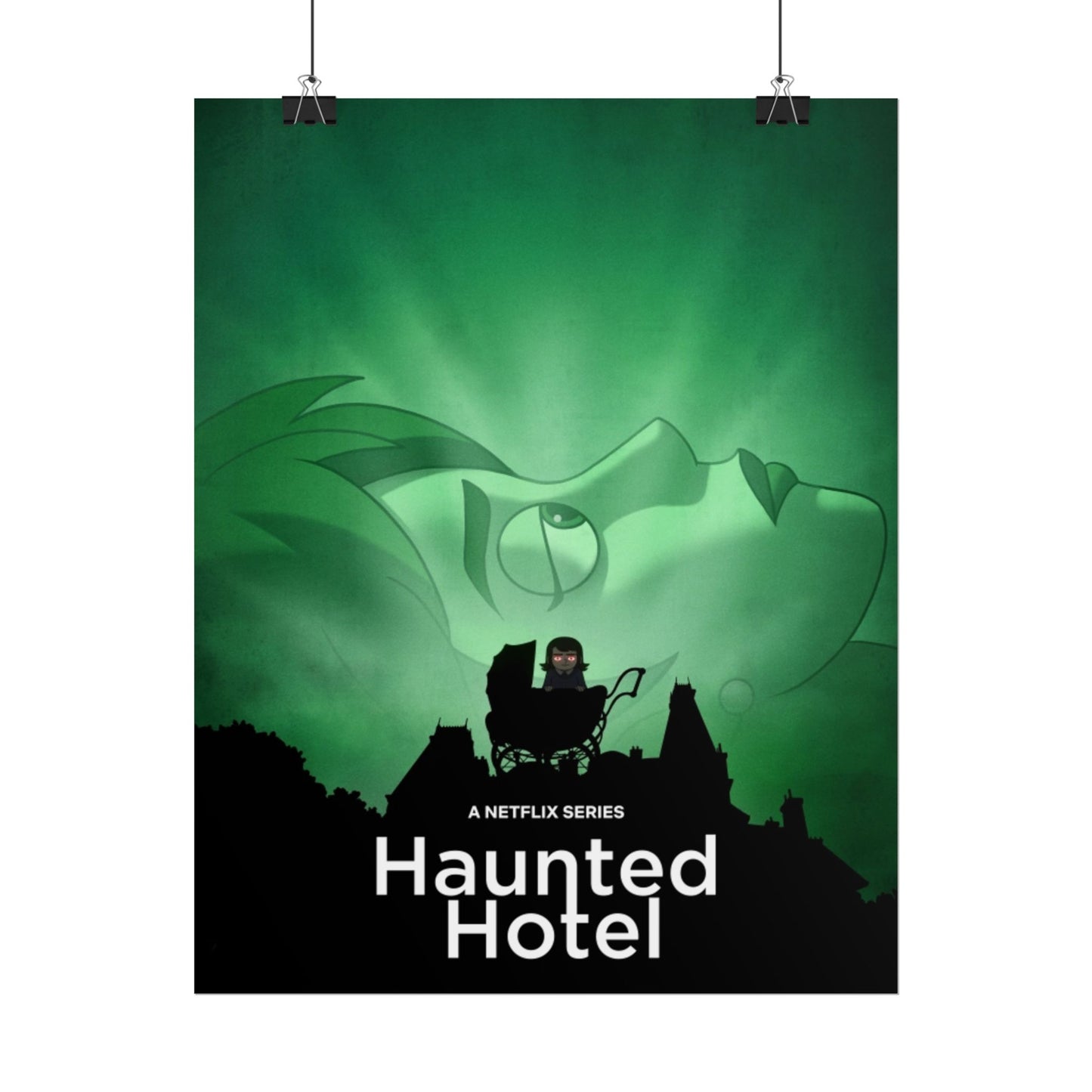 Haunted Hotel Creepy Poster