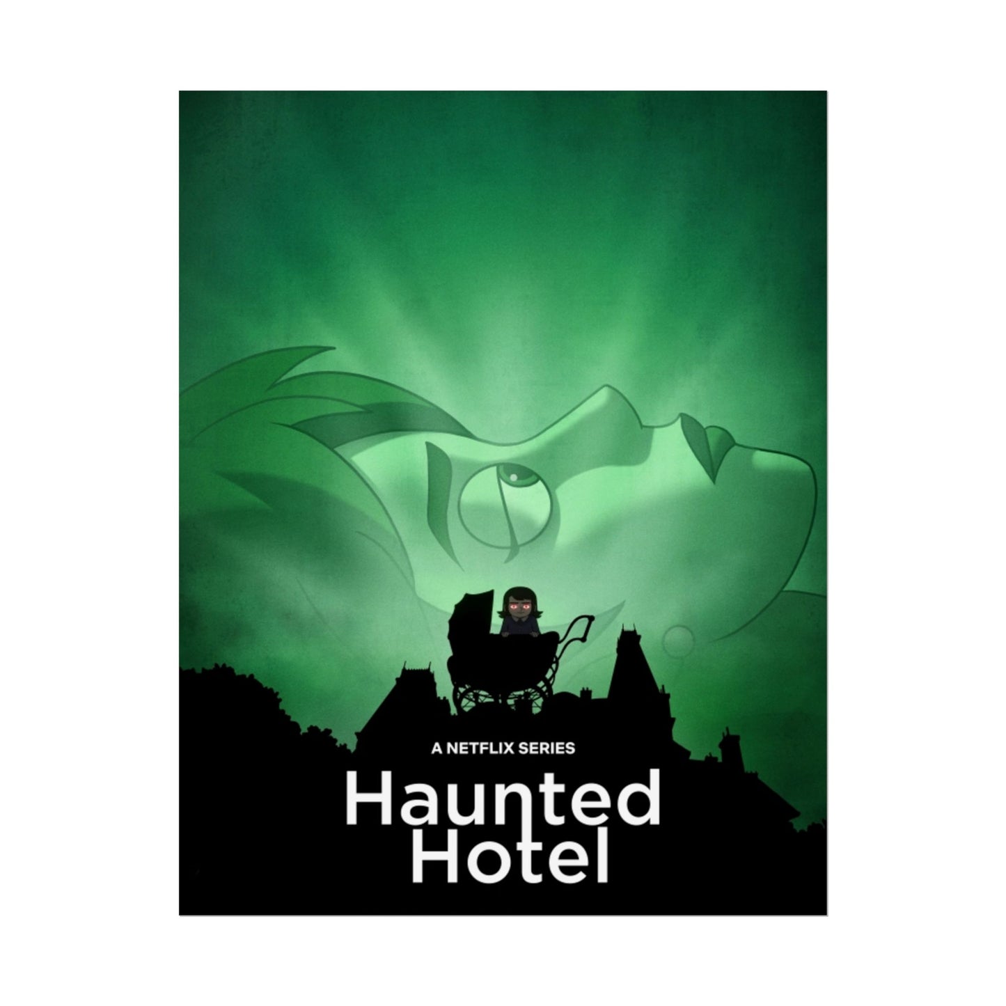 Haunted Hotel Creepy Poster