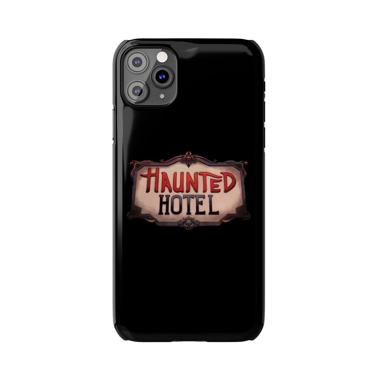 Haunted Hotel iPhone Logo Case Black