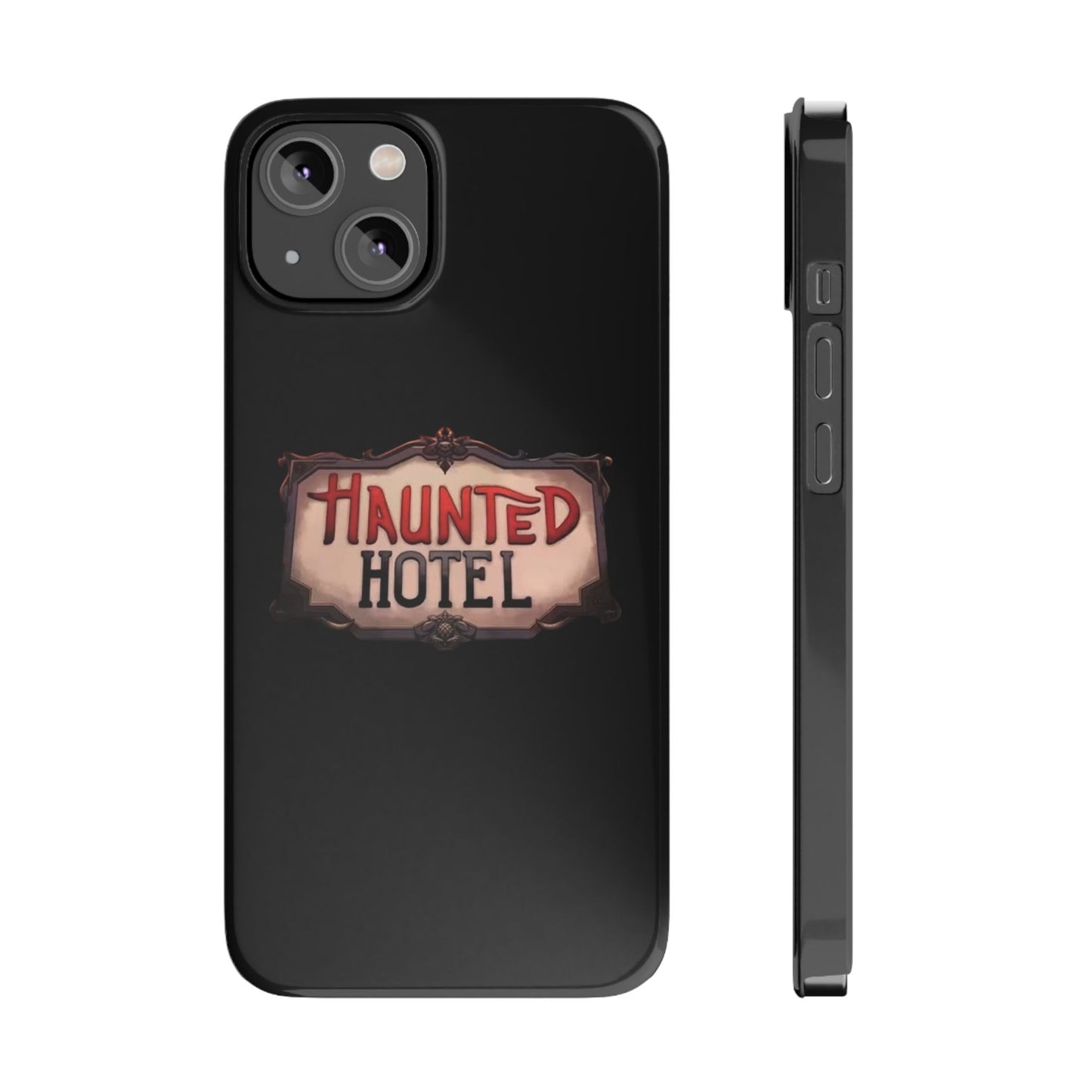 Haunted Hotel iPhone Logo Case Black