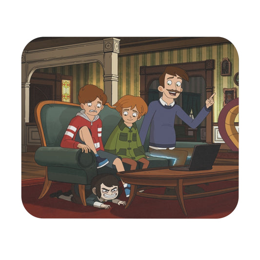 Haunted Hotel Family Mouse Pad