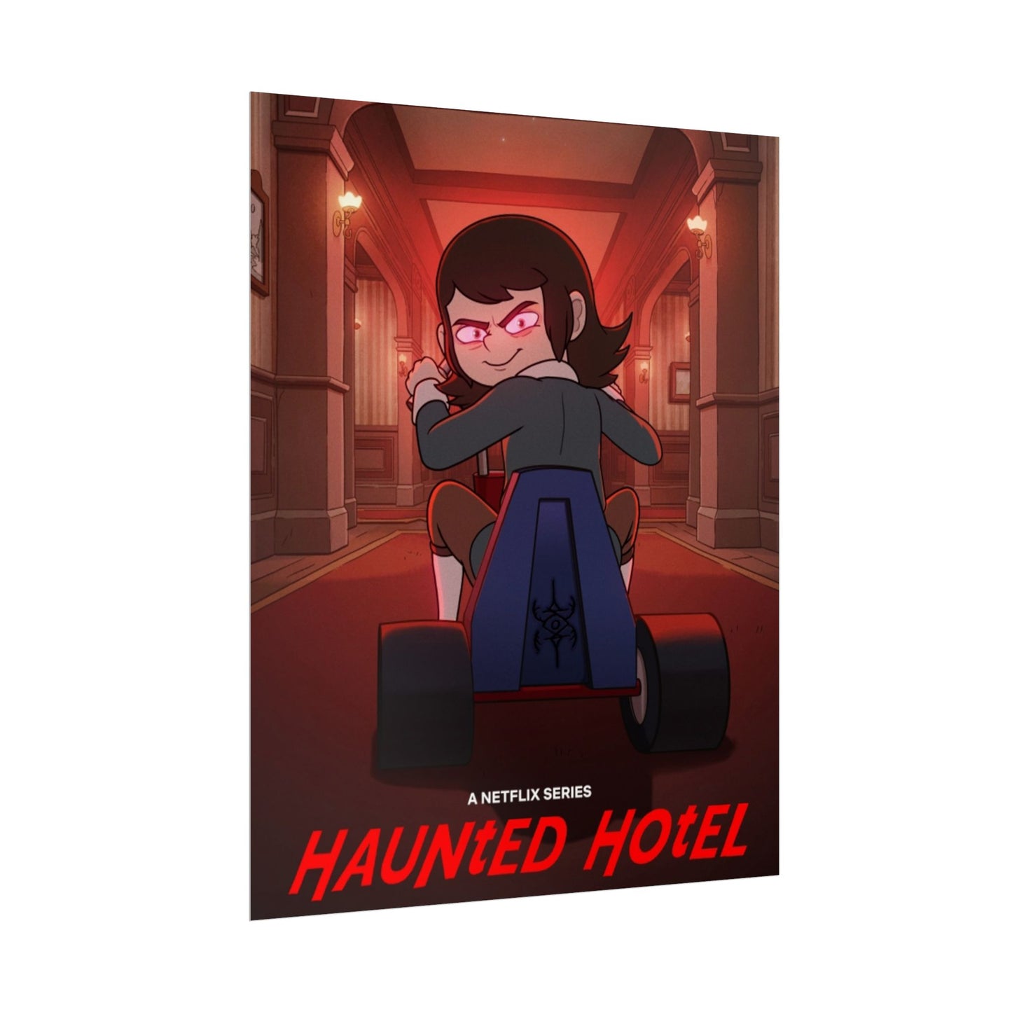 Haunted Hotel Abaddon Kart Poster
