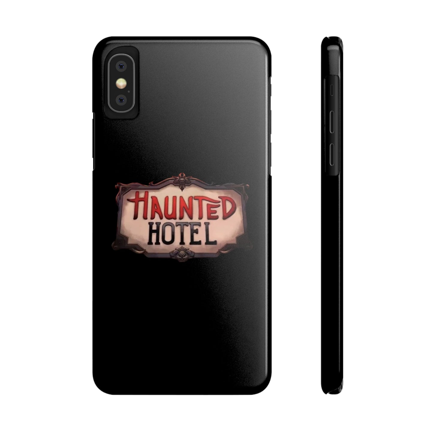 Haunted Hotel iPhone Logo Case Black