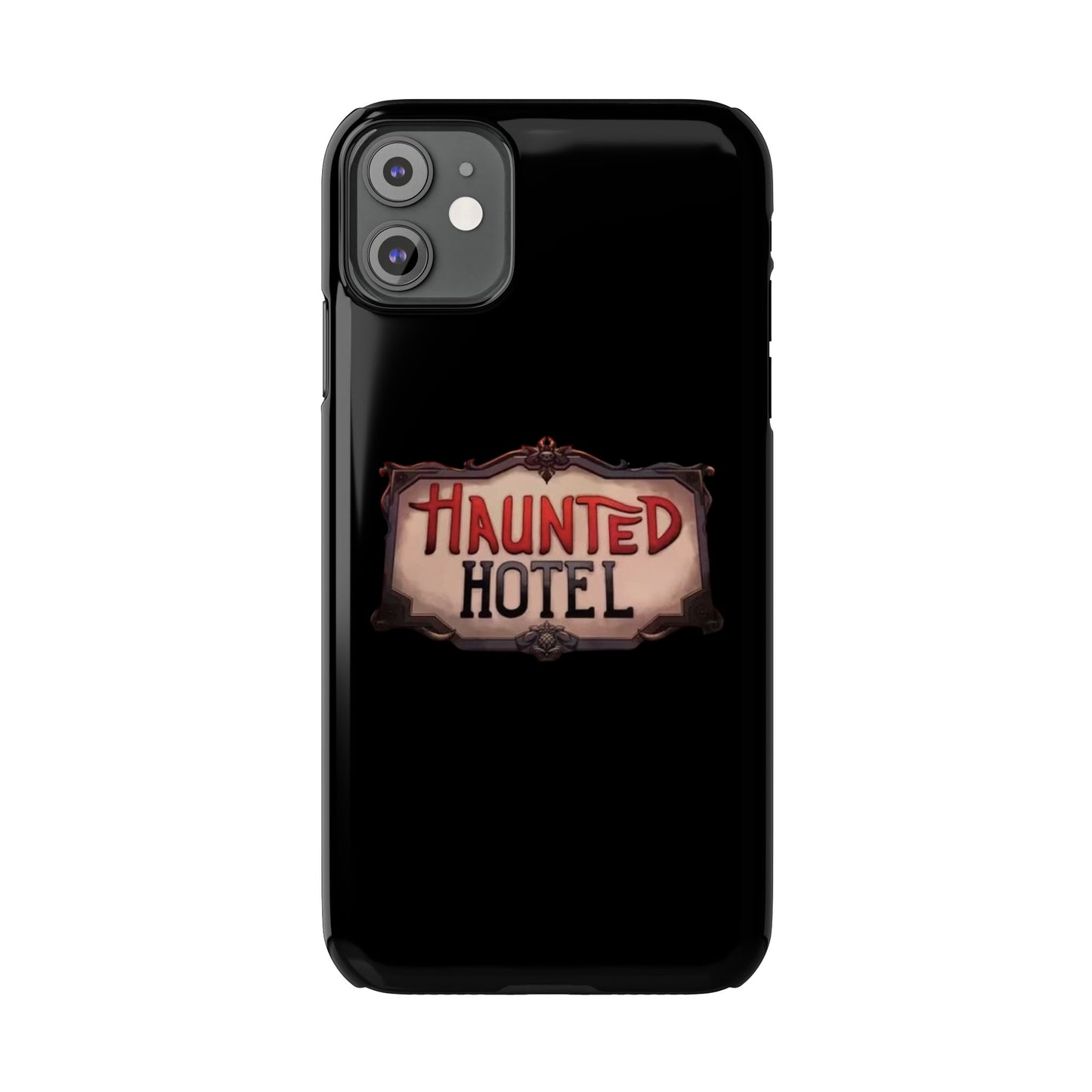 Haunted Hotel iPhone Logo Case Black
