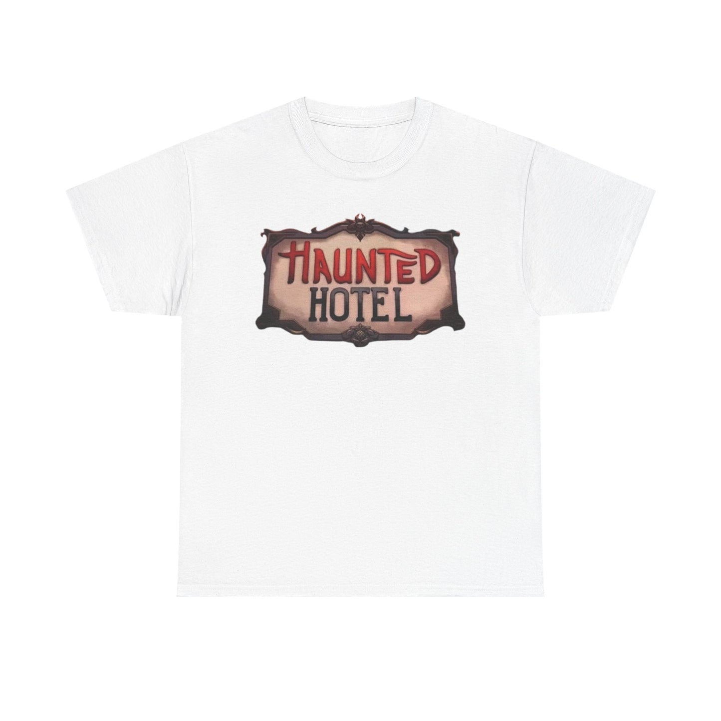 Haunted Hotel Logo T-Shirt White