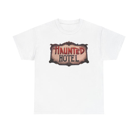 Haunted Hotel Logo T-Shirt White