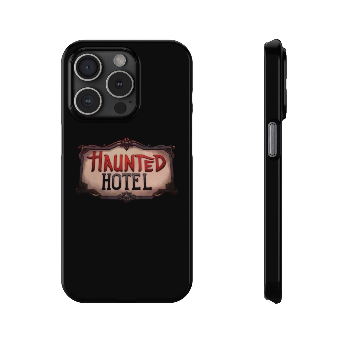Haunted Hotel iPhone Logo Case Black