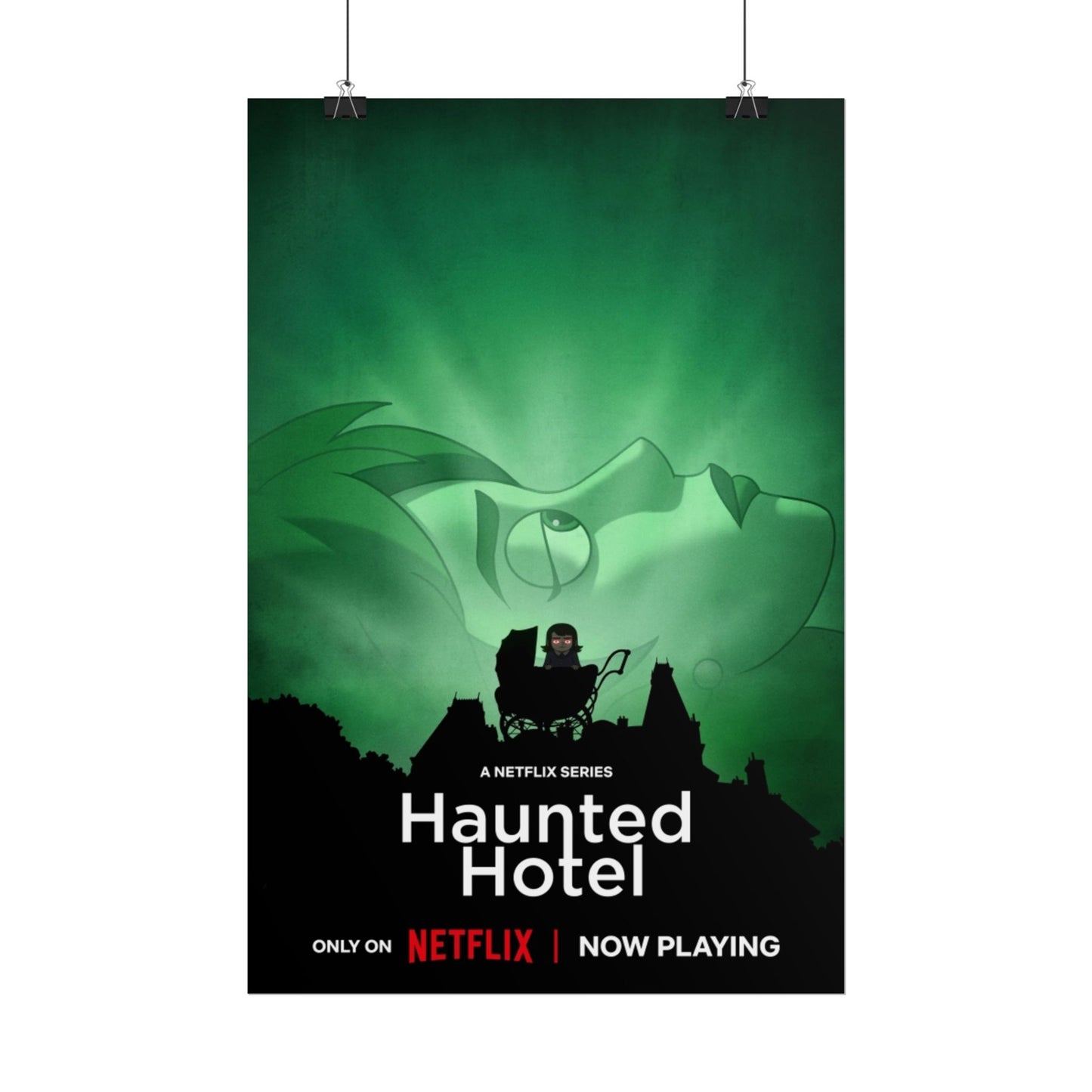 Haunted Hotel Creepy Poster