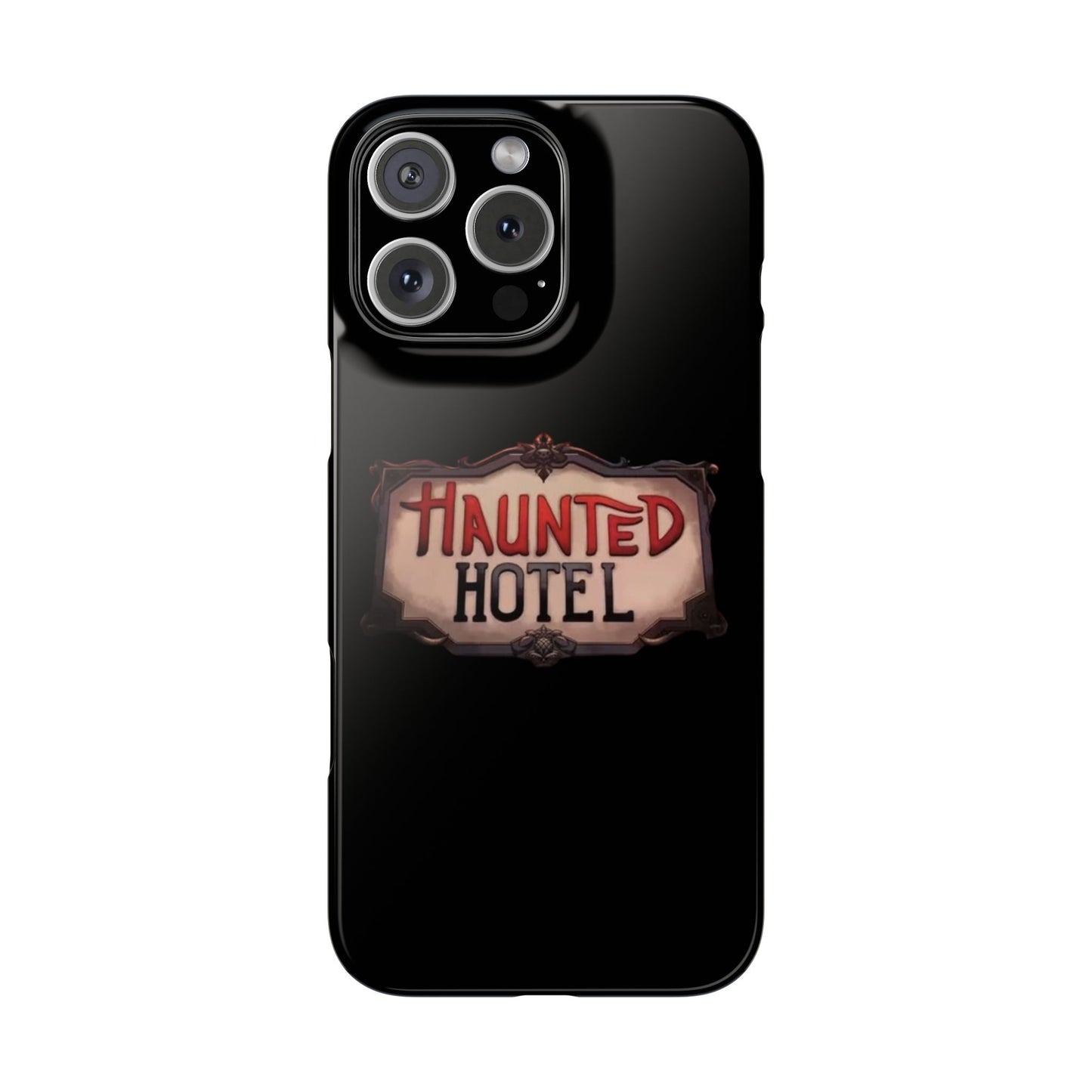 Haunted Hotel iPhone Logo Case Black