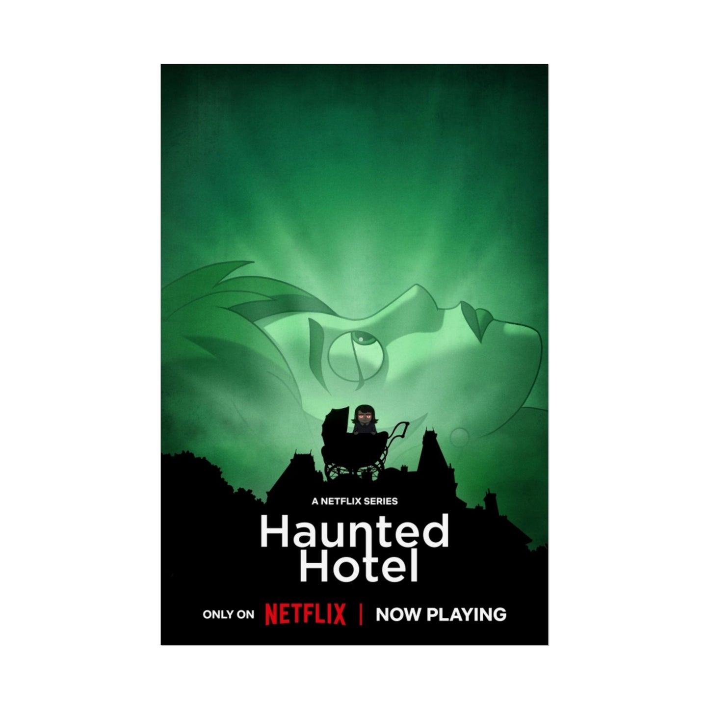 Haunted Hotel Creepy Poster