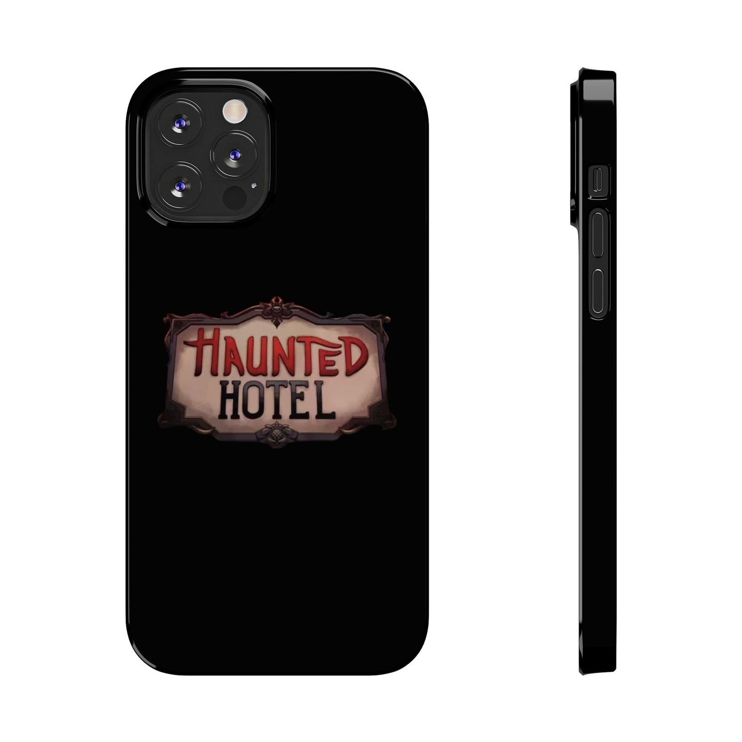 Haunted Hotel iPhone Logo Case Black
