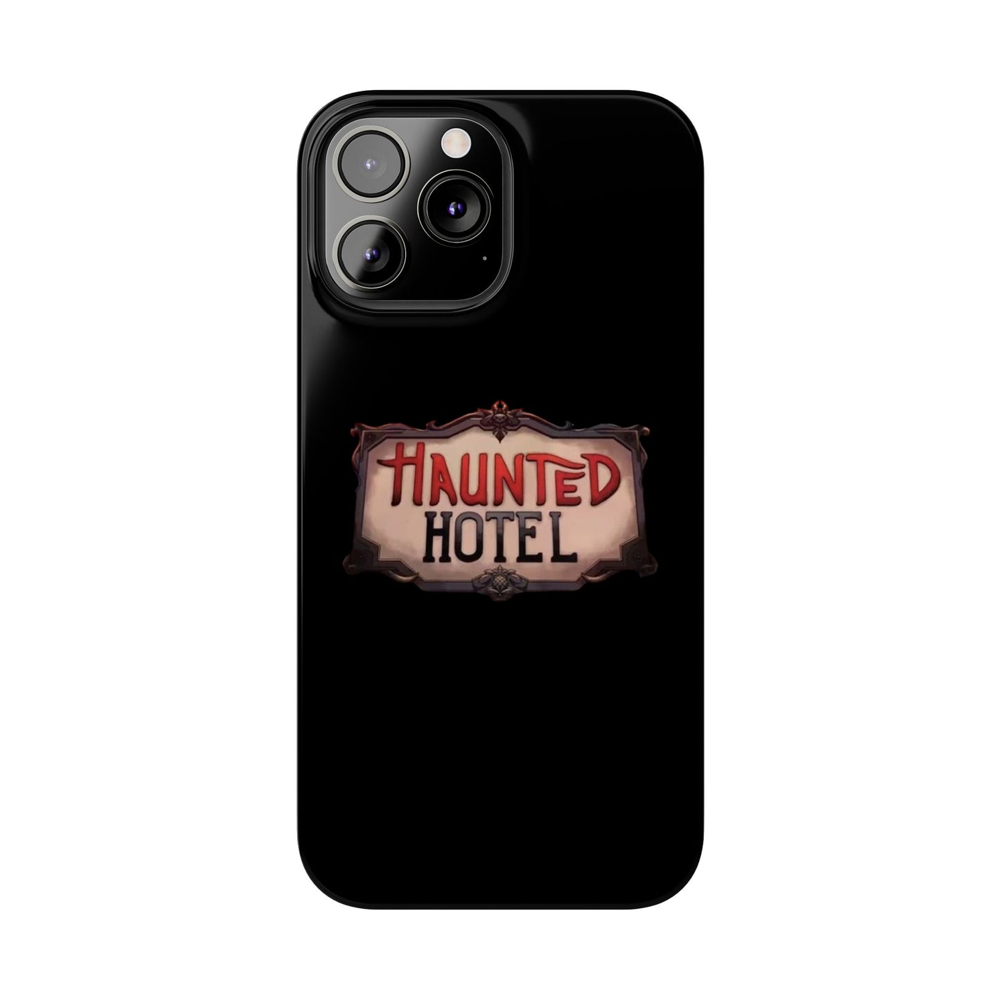 Haunted Hotel iPhone Logo Case Black
