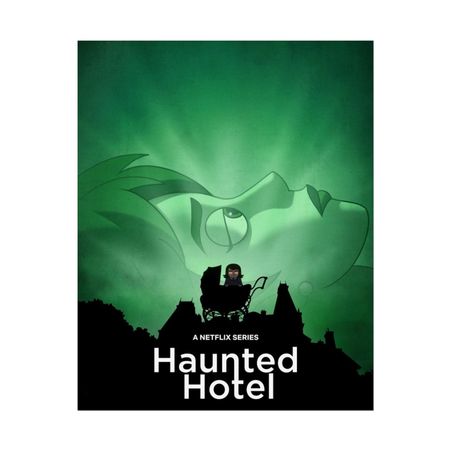 Haunted Hotel Creepy Poster