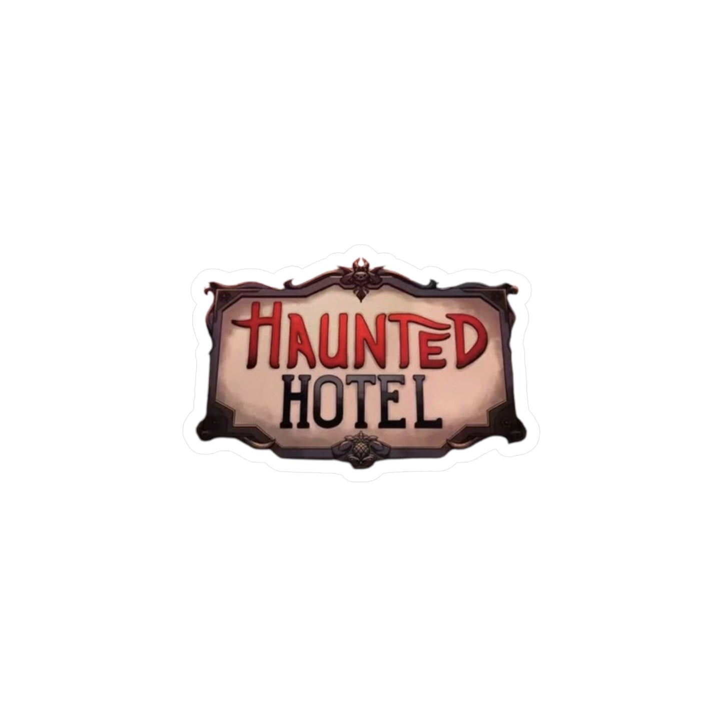 Haunted Hotel Logo Sticker