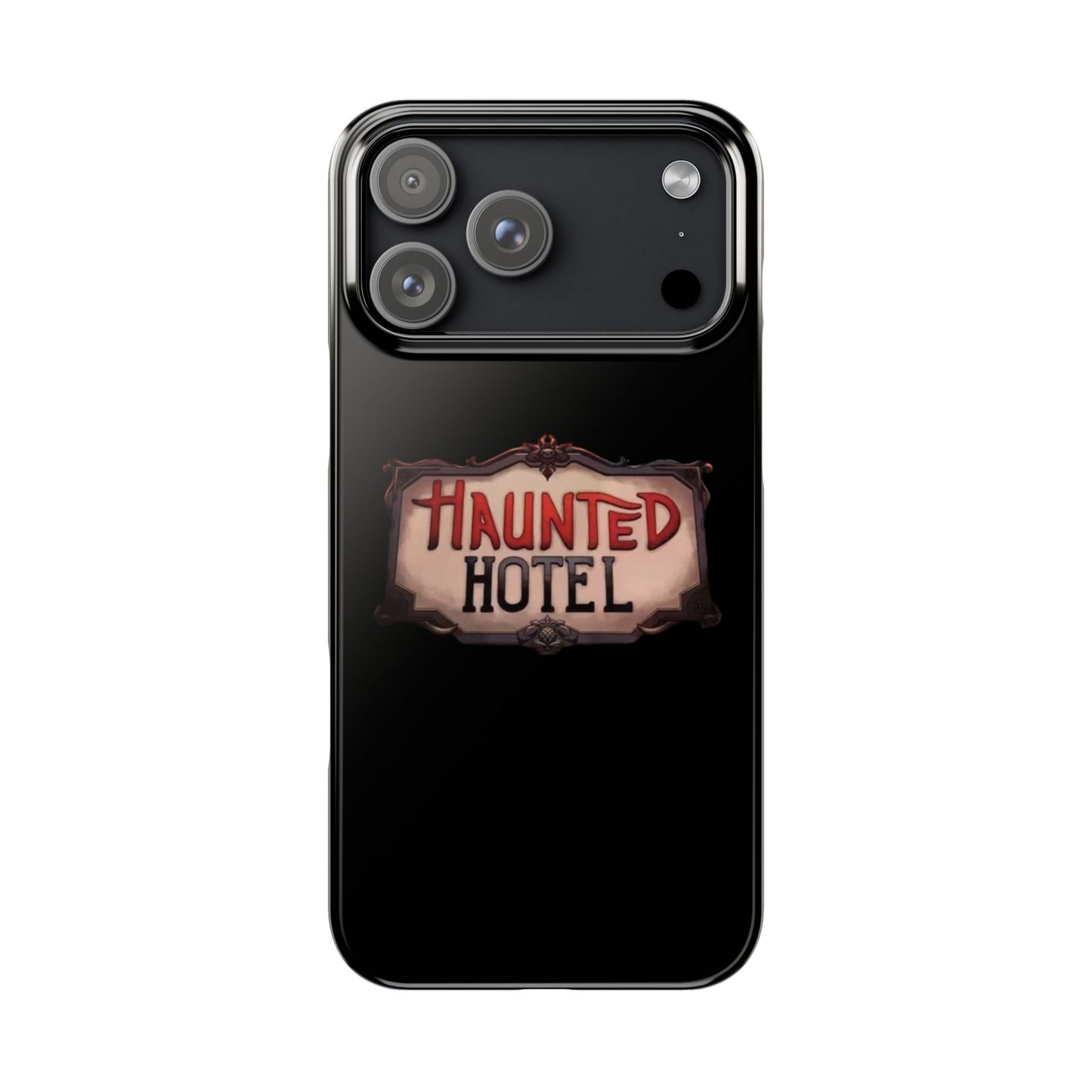 Haunted Hotel iPhone Logo Case Black