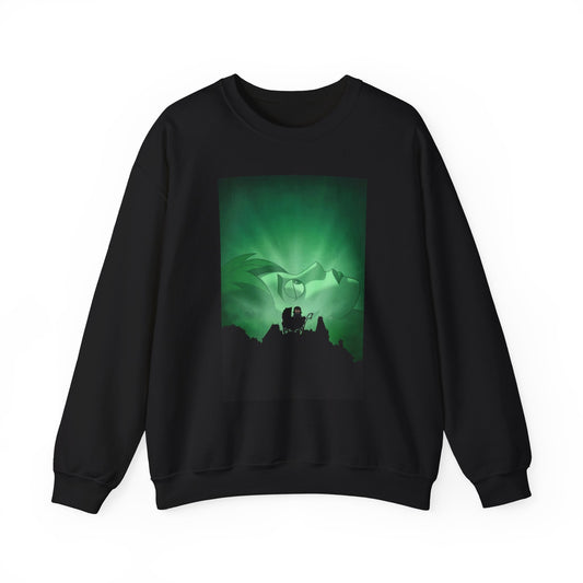 Haunted Hotel Creepy Sweatshirt Black
