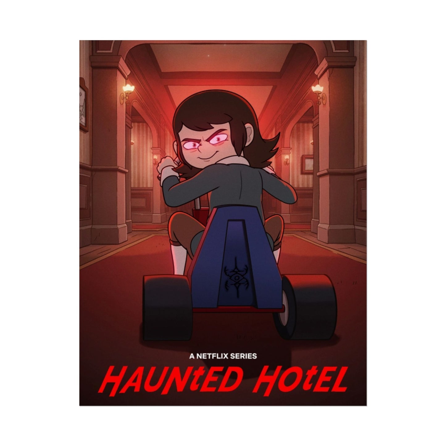 Haunted Hotel Abaddon Kart Poster