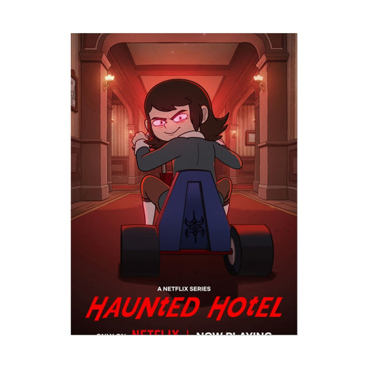 Haunted Hotel Abaddon Kart Poster
