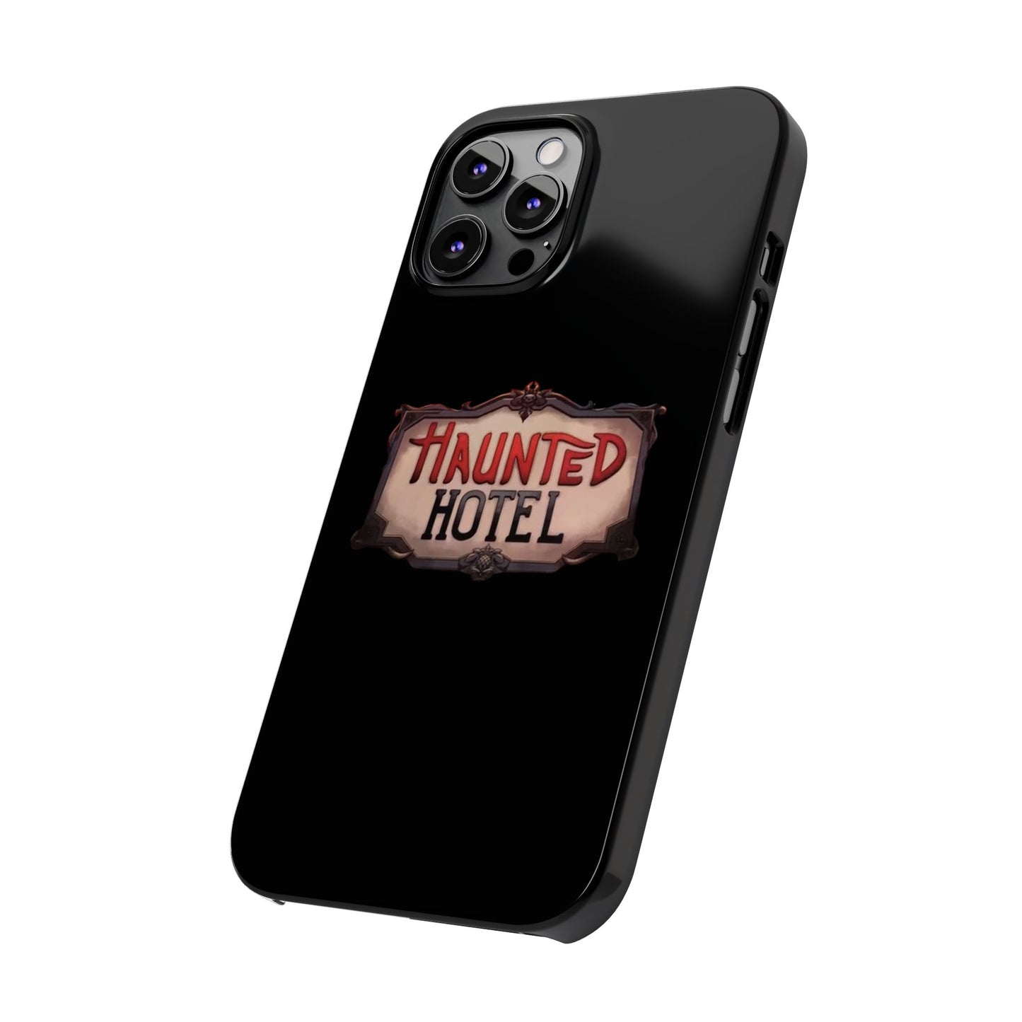 Haunted Hotel iPhone Logo Case Black