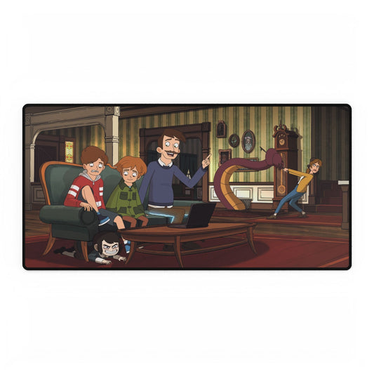 Haunted Hotel Family Desk Mat