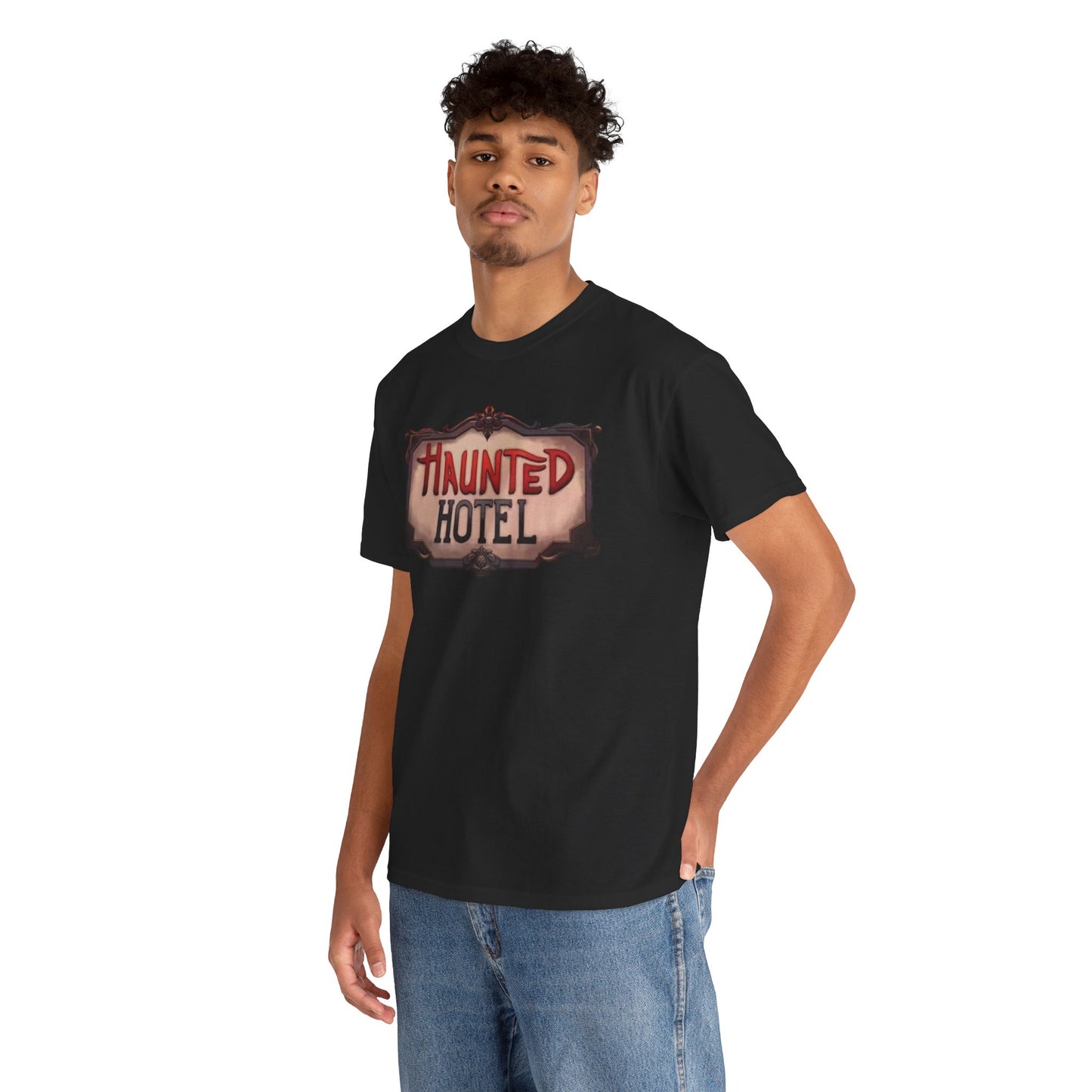 Haunted Hotel Logo T-Shirt Black