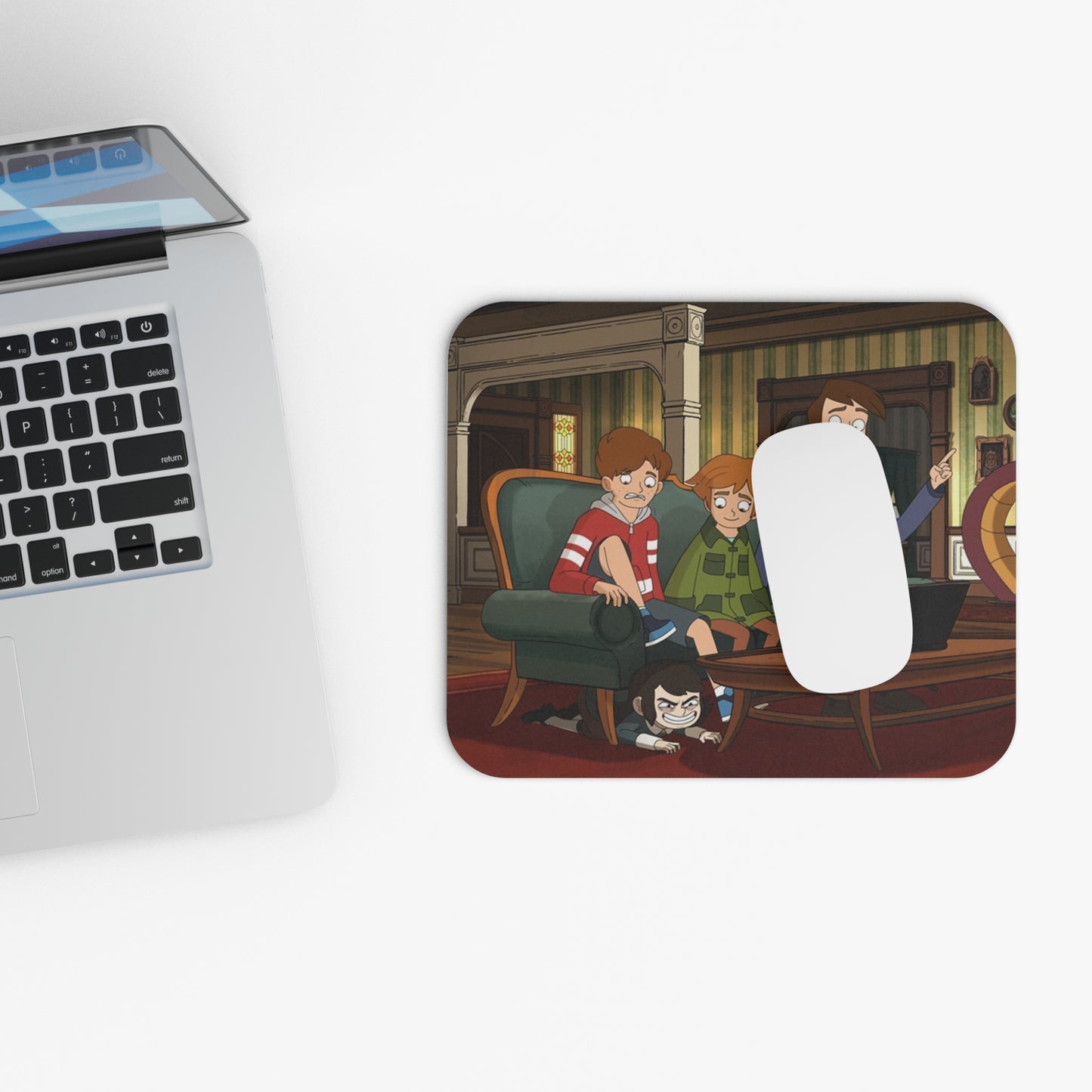 Haunted Hotel Family Mouse Pad