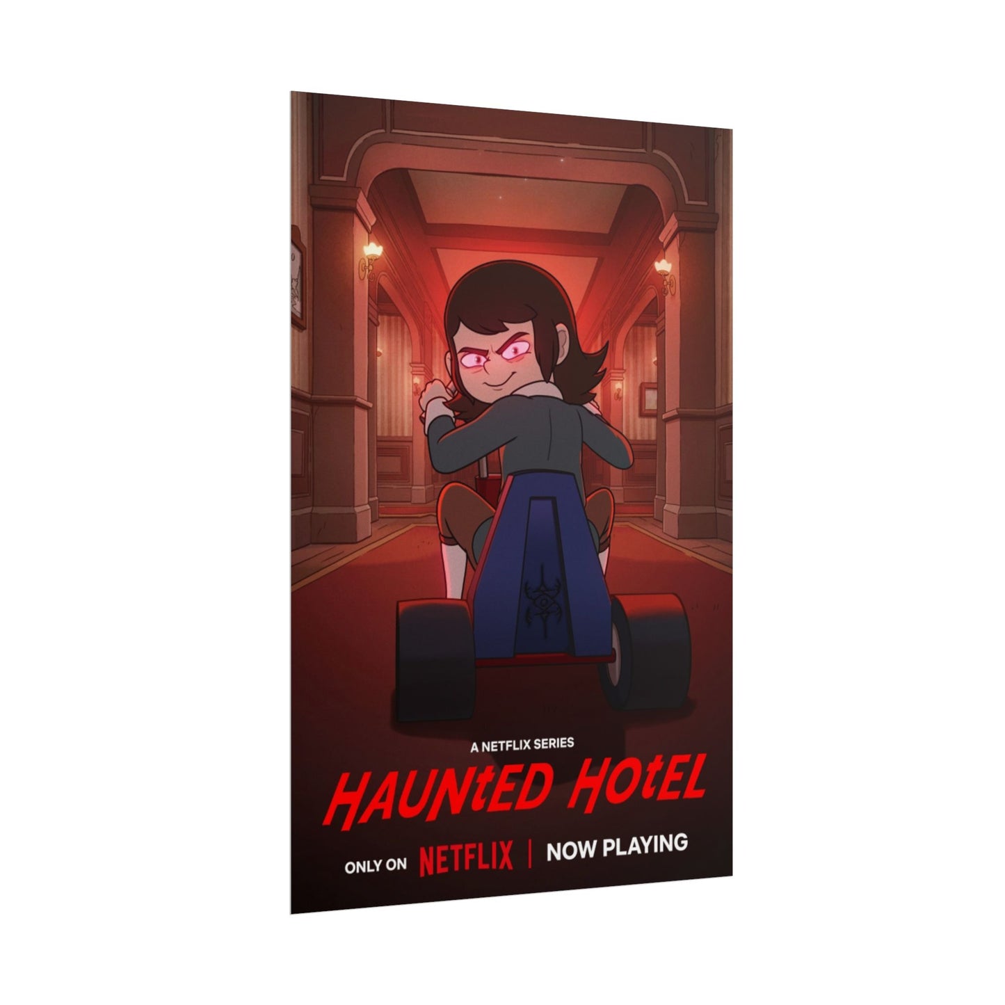 Haunted Hotel Abaddon Kart Poster
