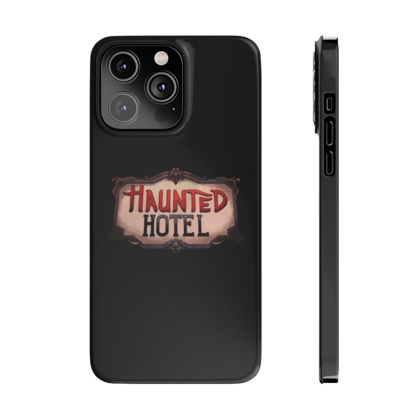 Haunted Hotel iPhone Logo Case Black
