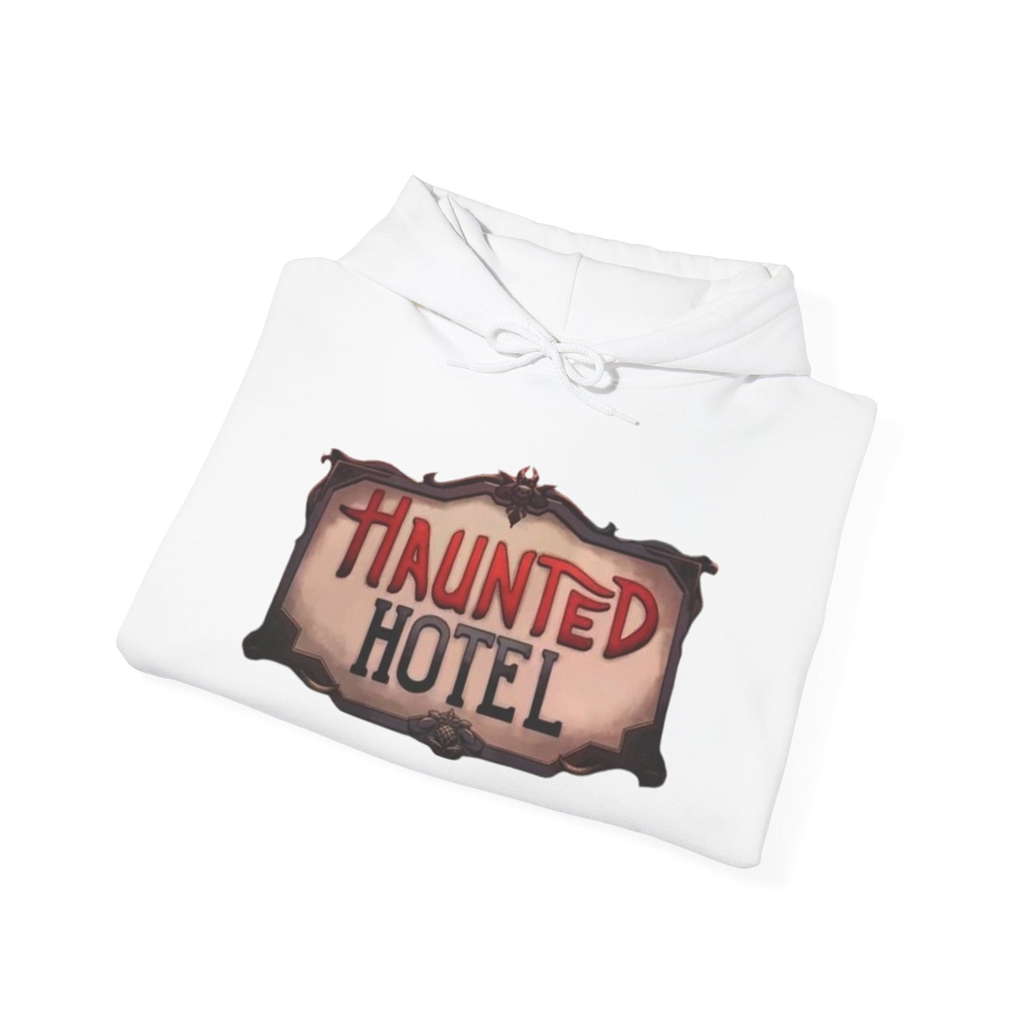 Haunted Hotel Logo Hoodie White
