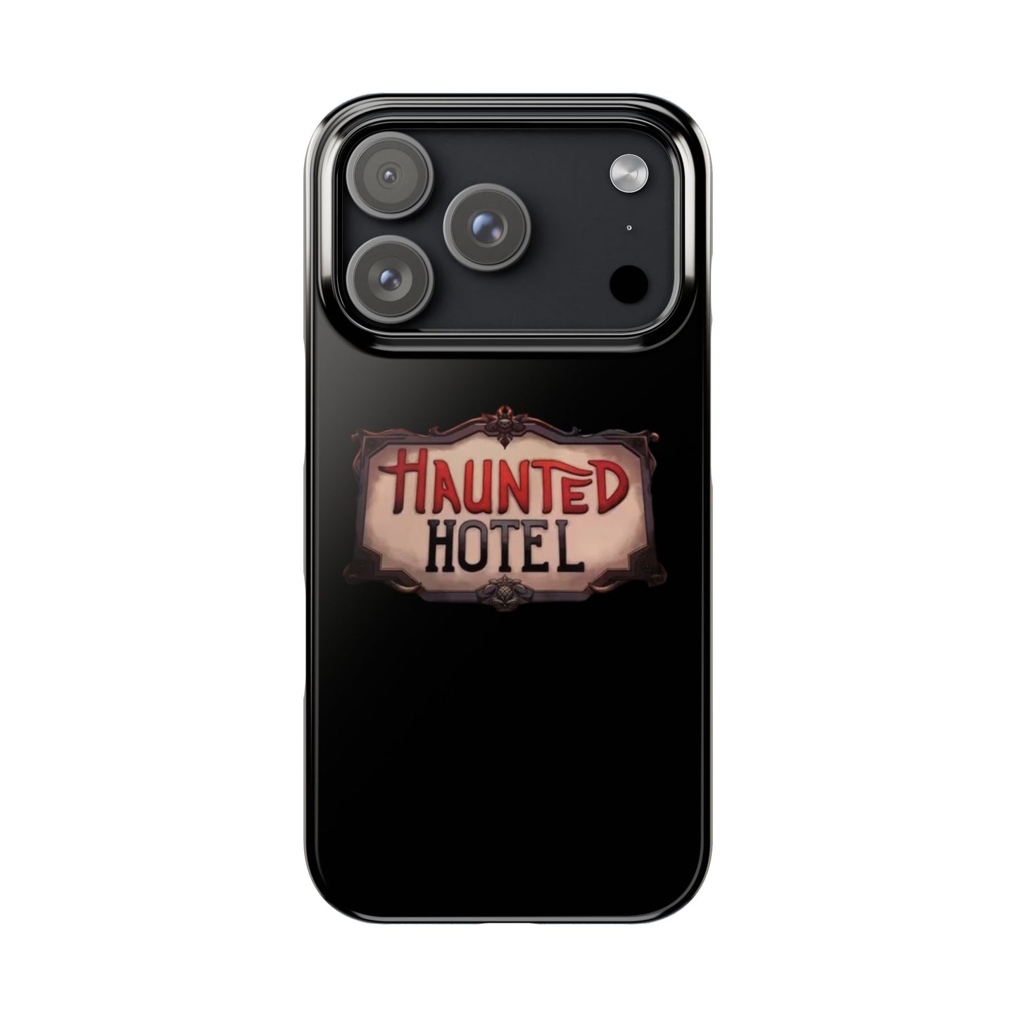Haunted Hotel iPhone Logo Case Black