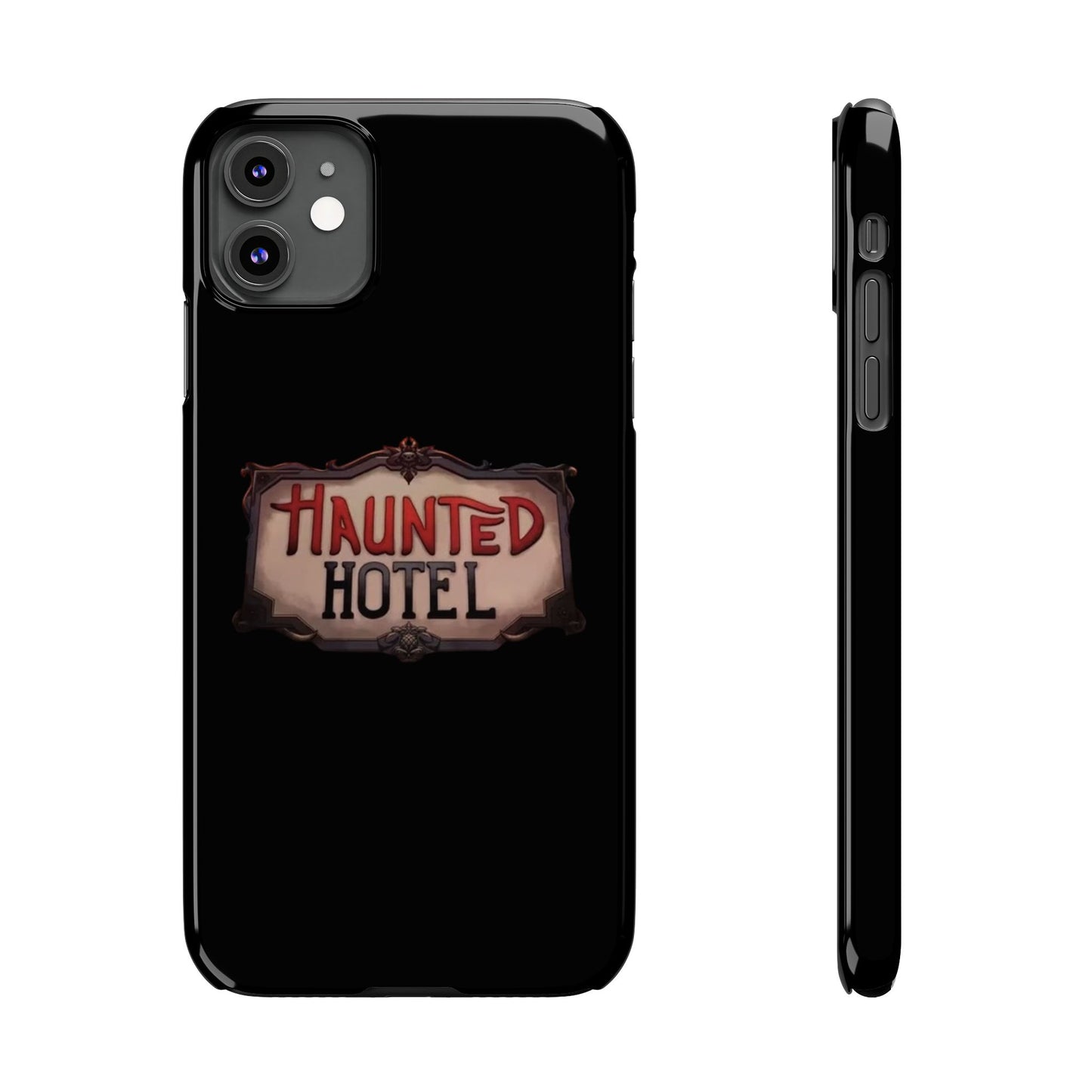Haunted Hotel iPhone Logo Case Black