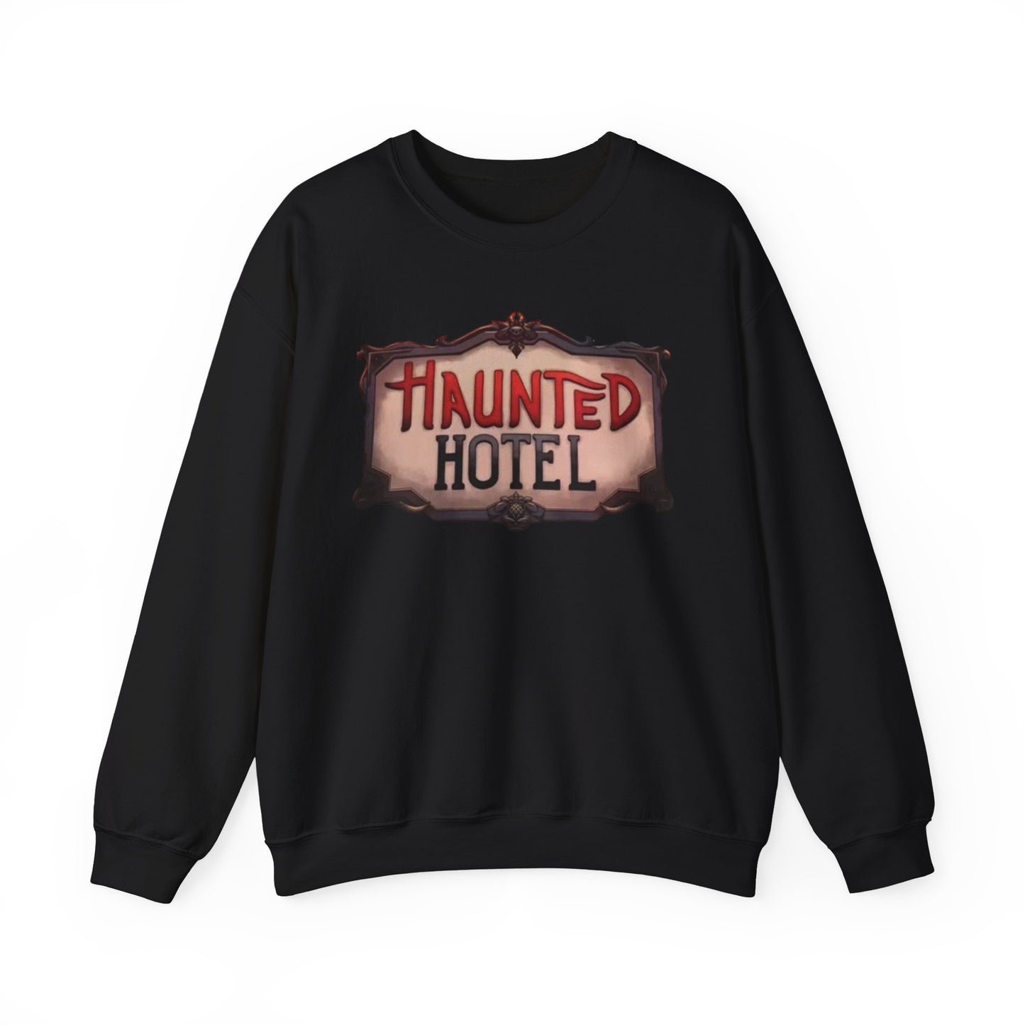 Haunted Hotel Logo Sweatshirt Black