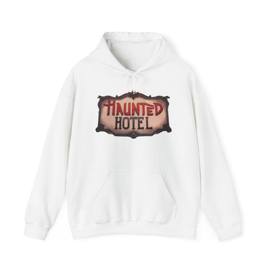 Haunted Hotel Logo Hoodie White