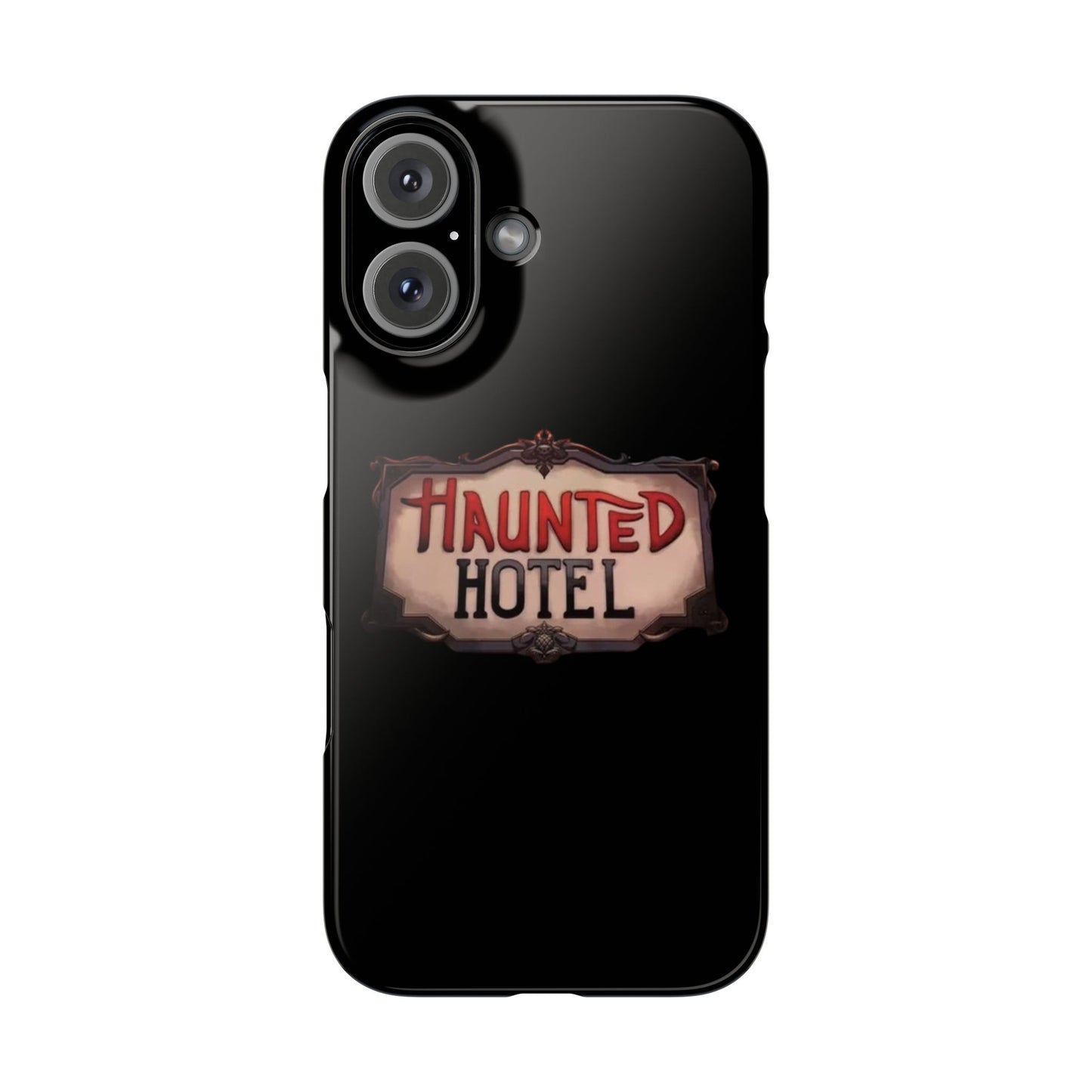 Haunted Hotel iPhone Logo Case Black