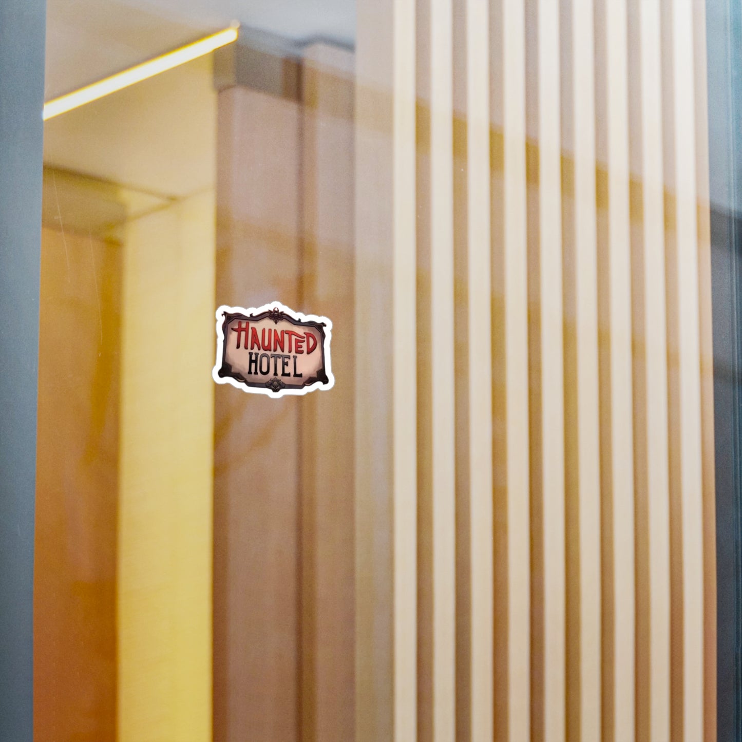 Haunted Hotel Logo Sticker