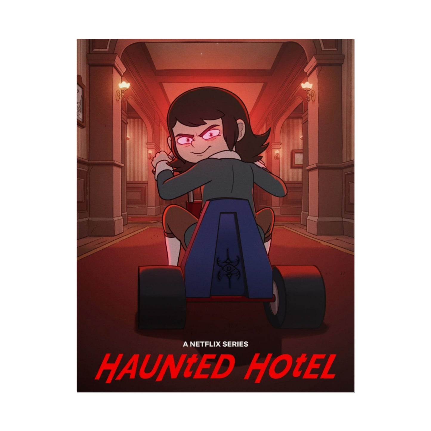 Haunted Hotel Abaddon Kart Poster